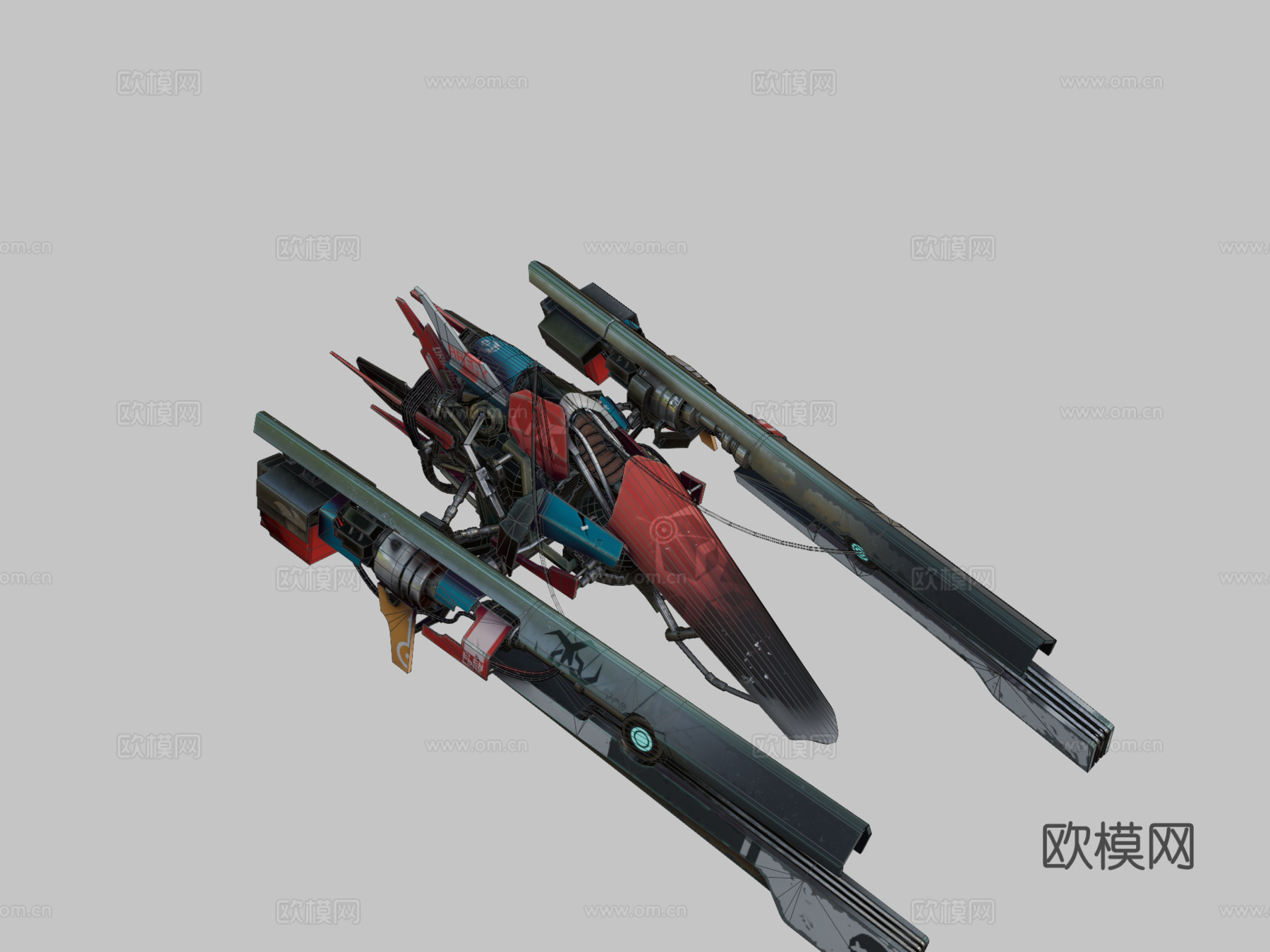 废土猎人 - 车辆3d模型下载（渲染图2）