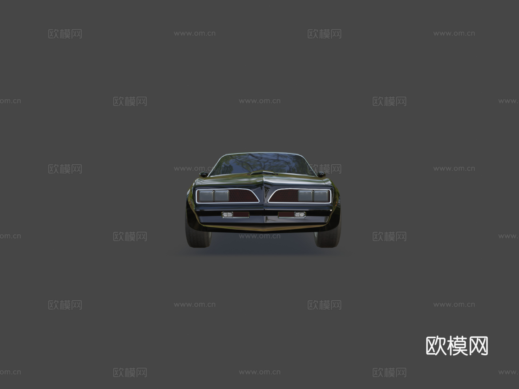 庞蒂克火鸟-Trans Am型3d模型下载（渲染图5）
