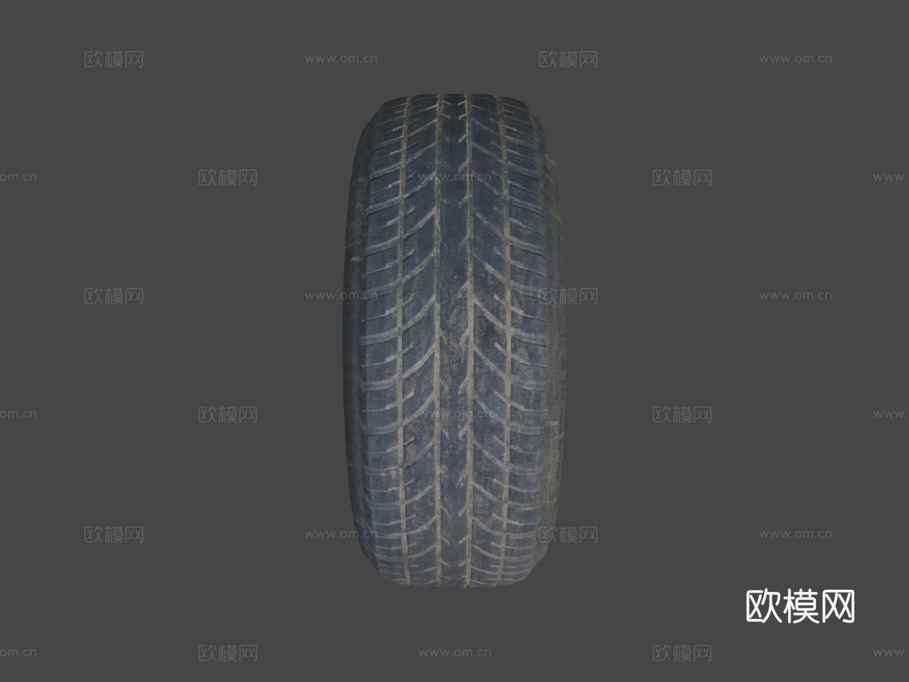 旧脏轮胎3d模型下载（渲染图5）