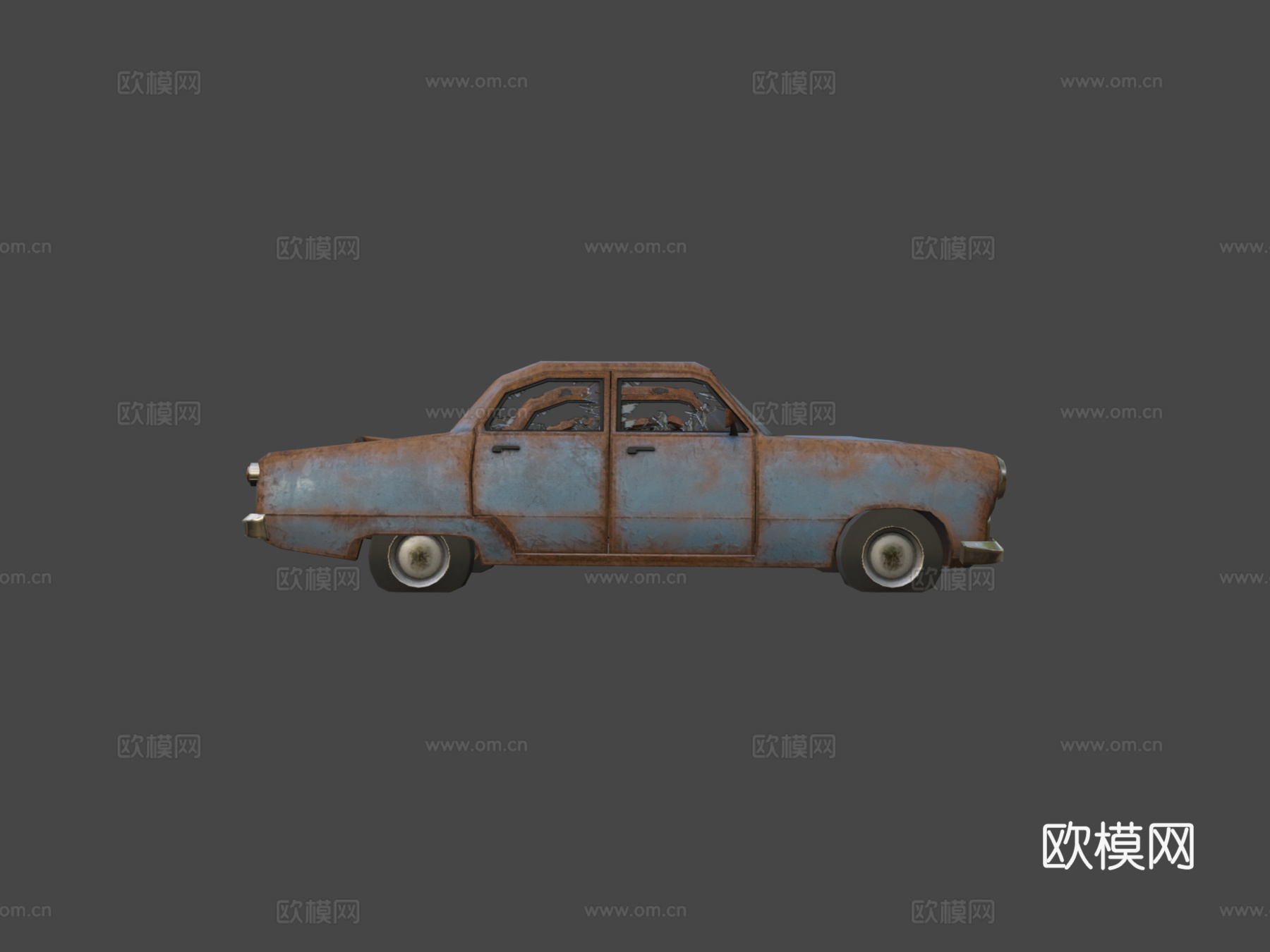 汽车锈蚀测试3d模型下载（渲染图5）