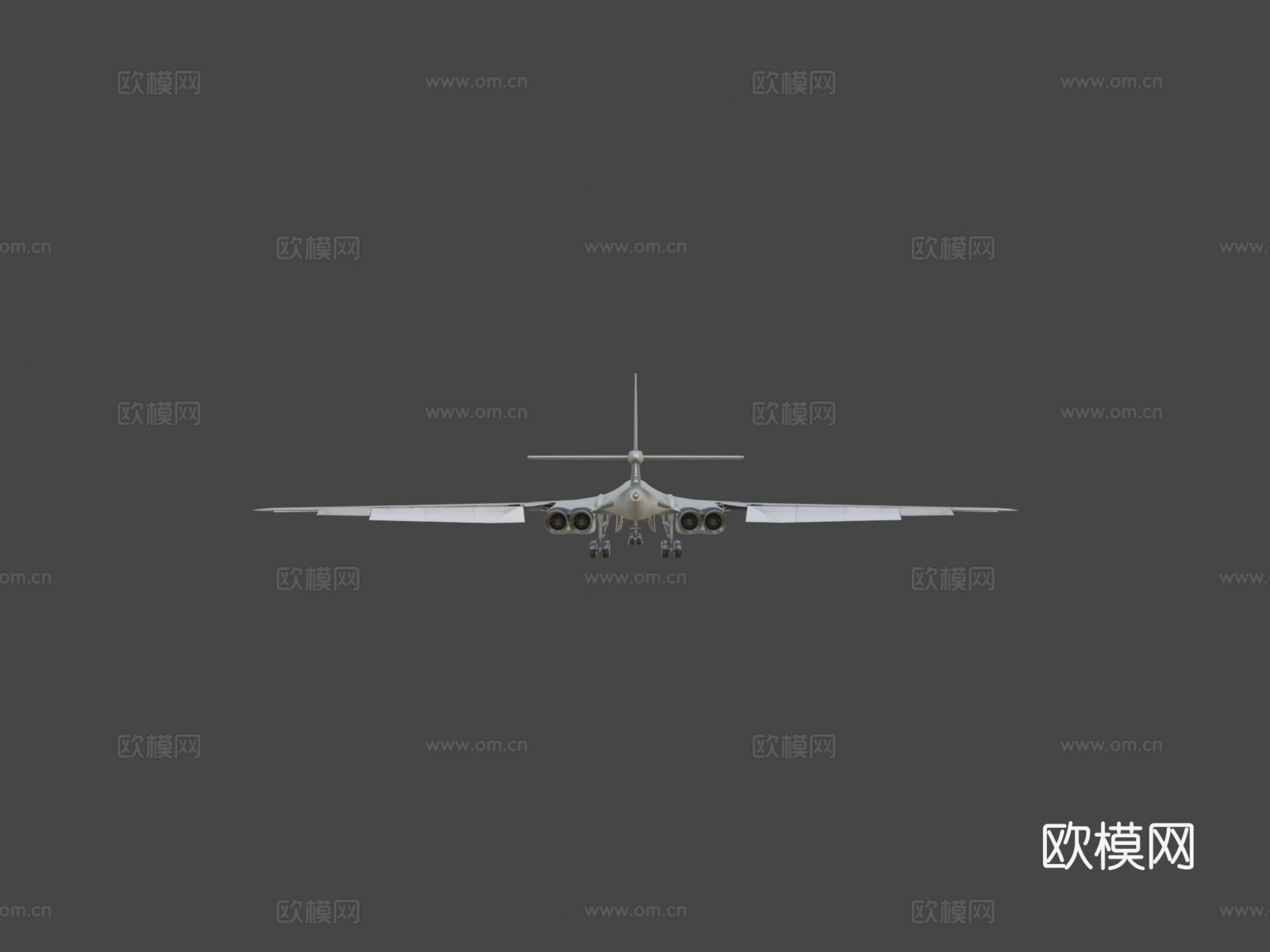 图-160型3d模型下载（渲染图7）