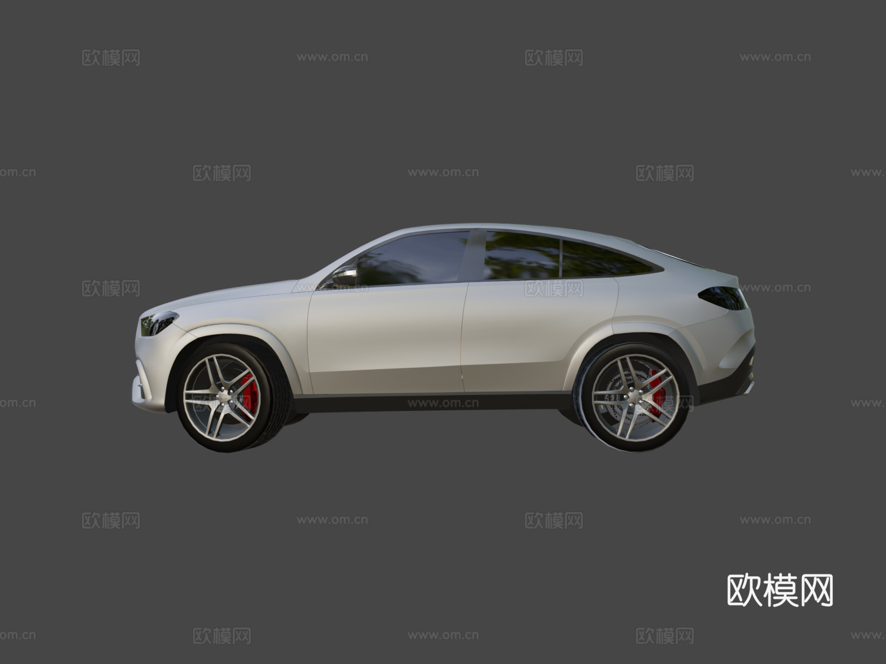 梅赛德斯-奔驰GLE-25美元3d模型下载（渲染图6）