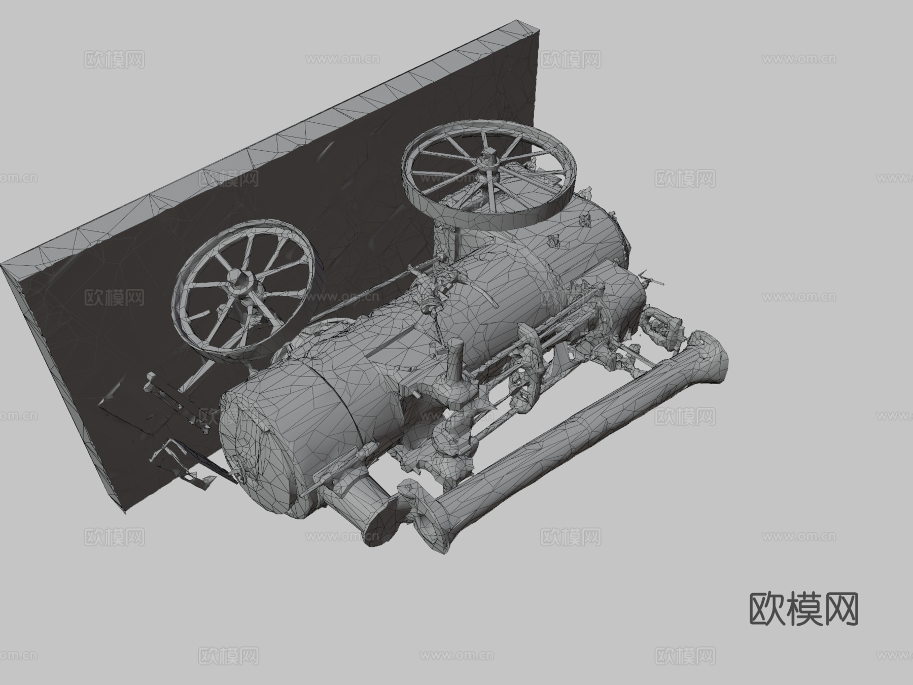 机车欢乐摄影测量扫描3d模型下载（渲染图3）