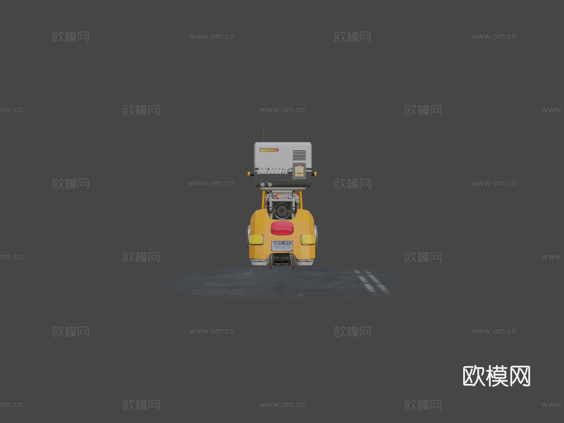 贴纸炸弹3d模型下载（渲染图5）