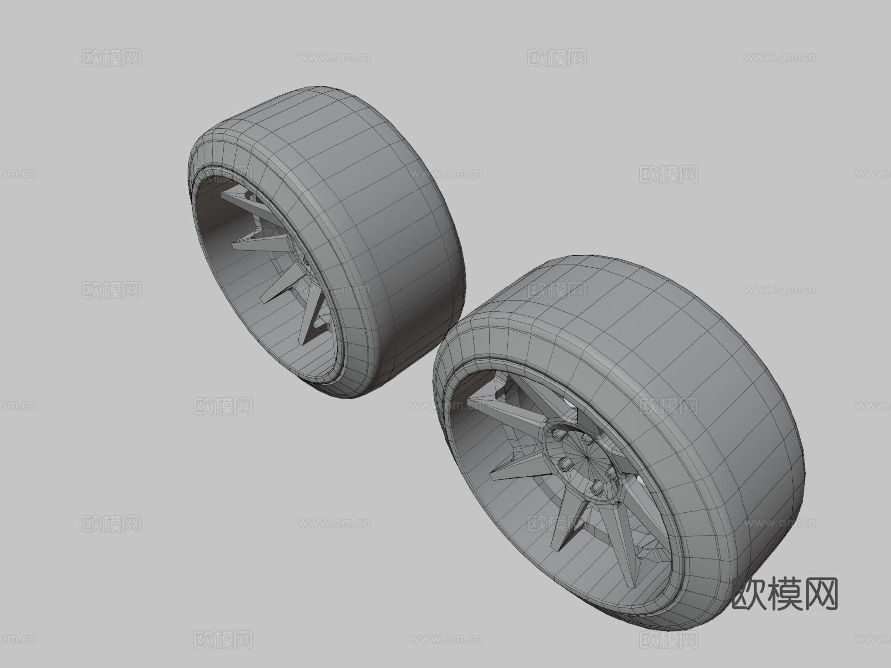 MadBul车轮3d模型下载（渲染图3）