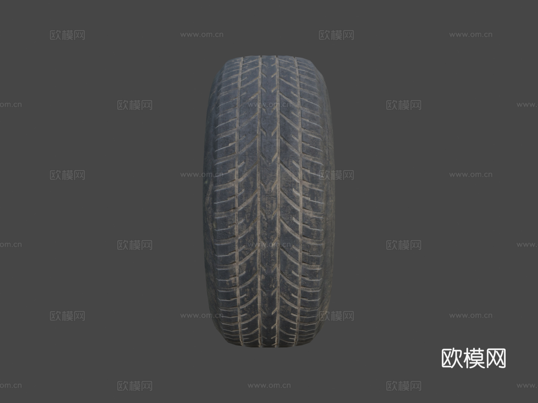 旧脏轮胎3d模型下载（渲染图6）