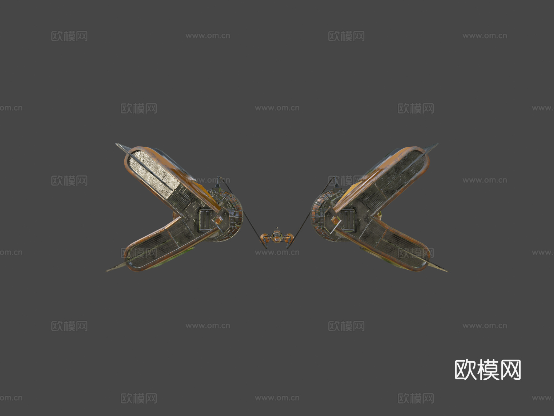 塞布巴飞梭赛车星球大战3d模型下载（渲染图5）