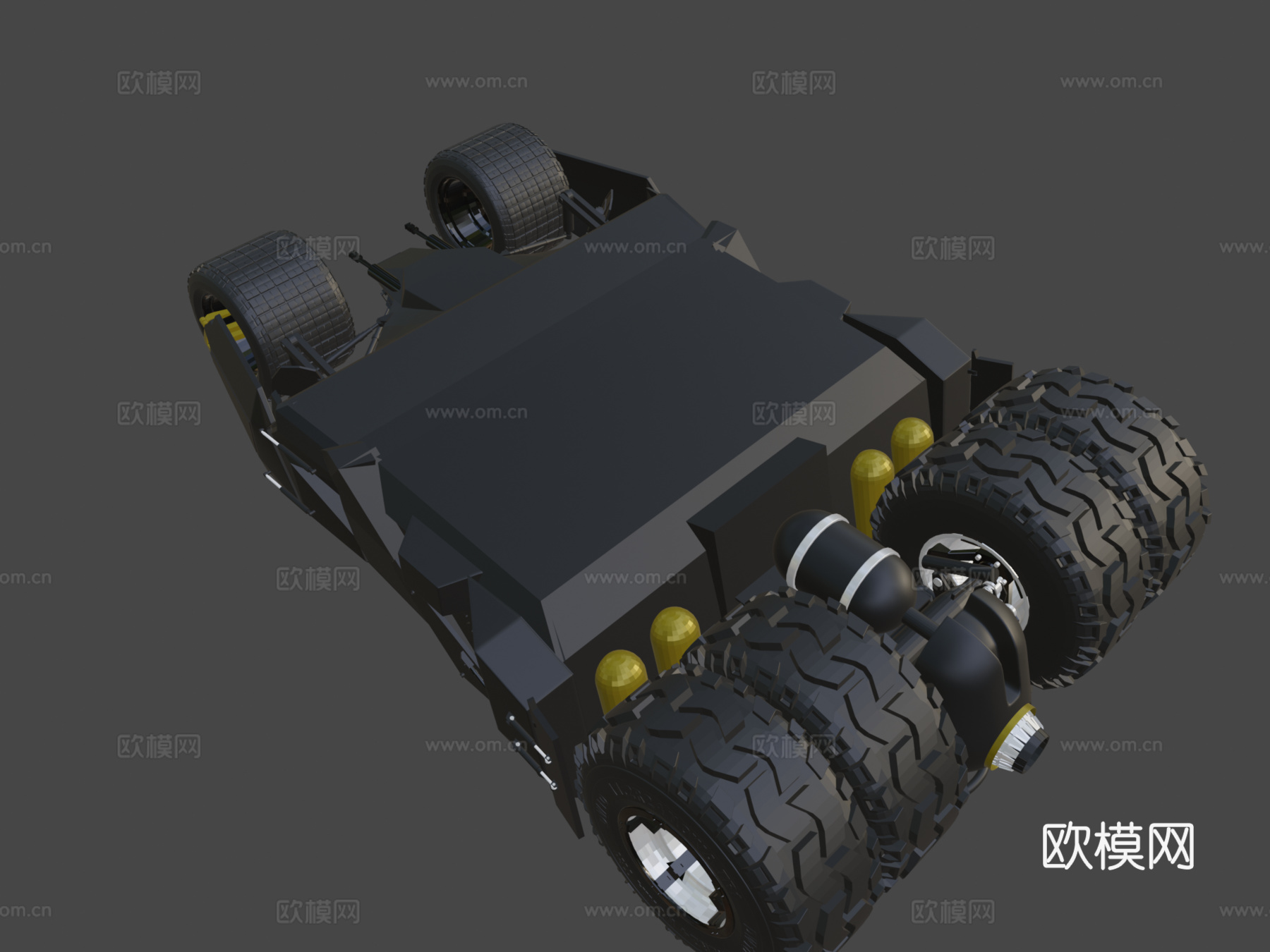 蝙蝠车20053d模型下载（渲染图8）