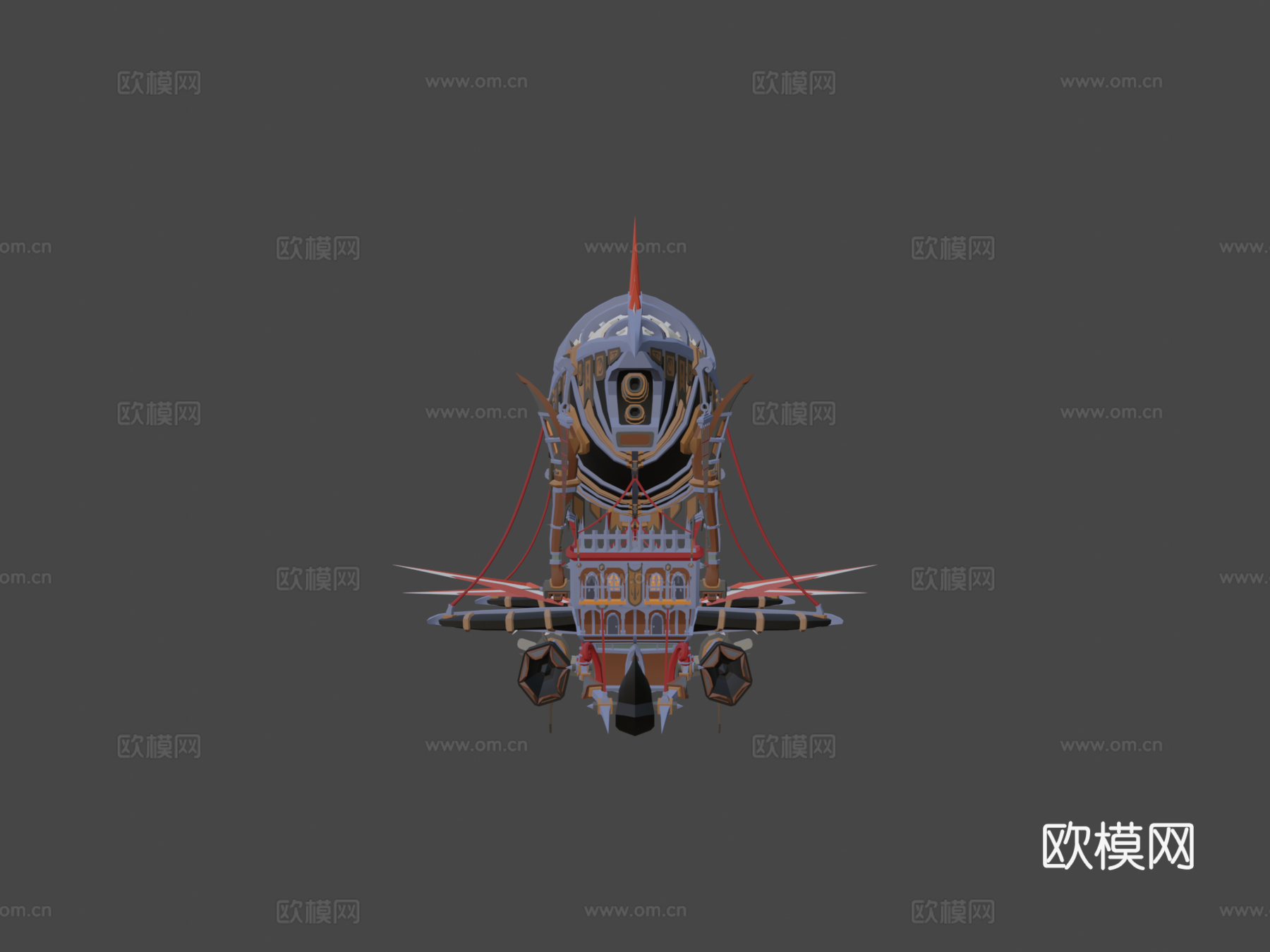 旅行者号3d模型下载（渲染图7）