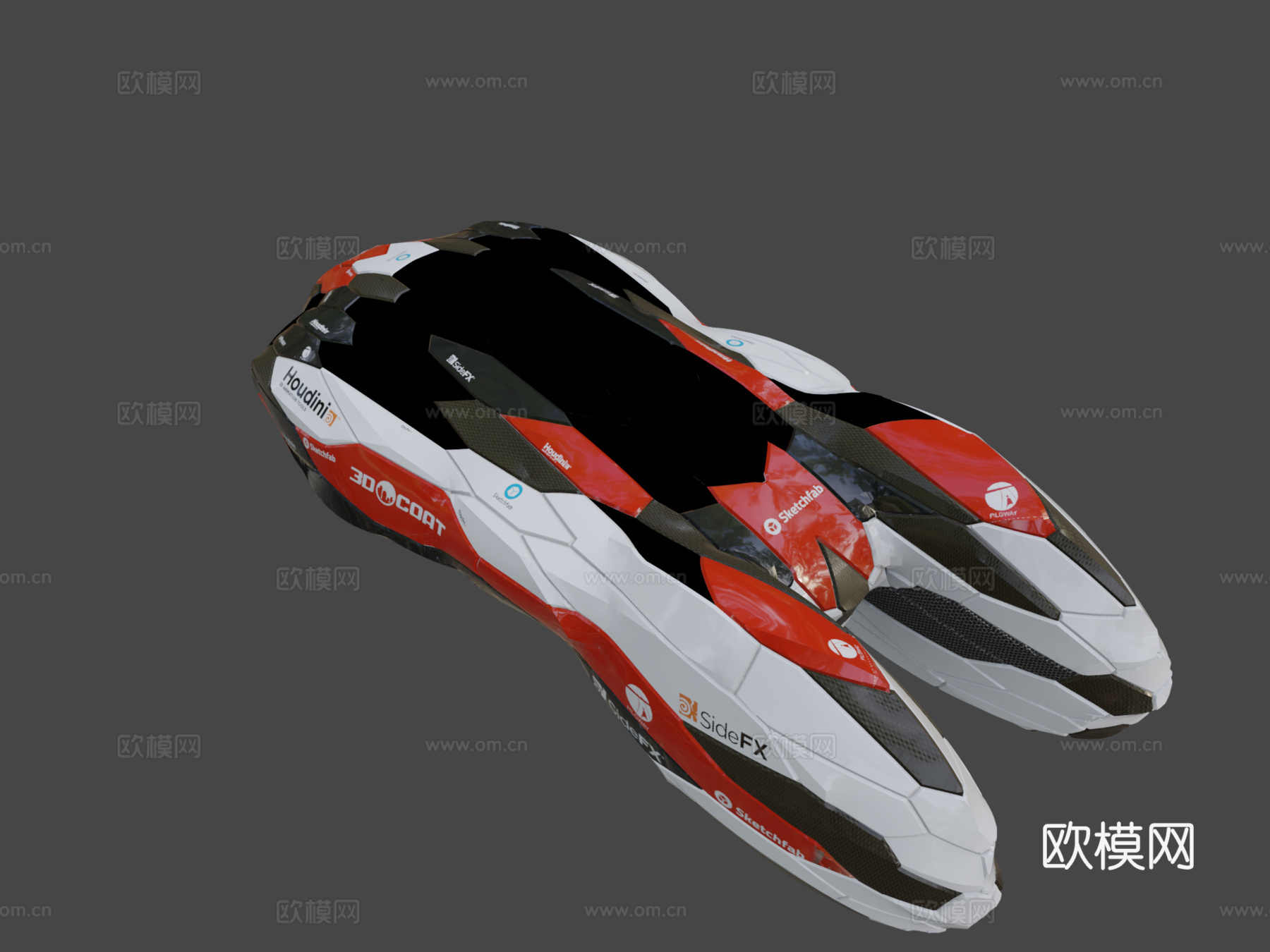 程序化硬表面建模测试9.613d模型下载（渲染图8）