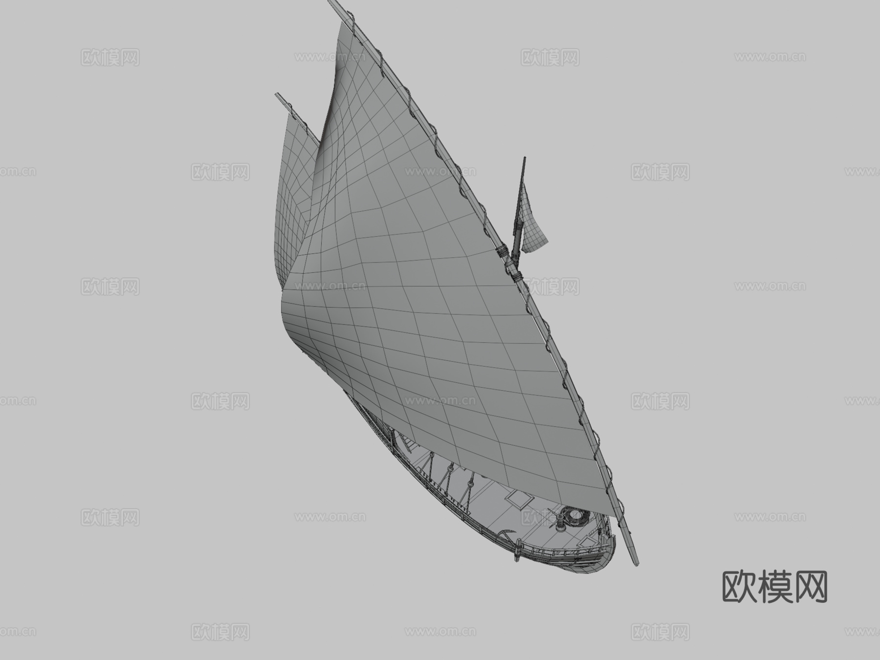 拉尼娜3d模型下载（渲染图3）
