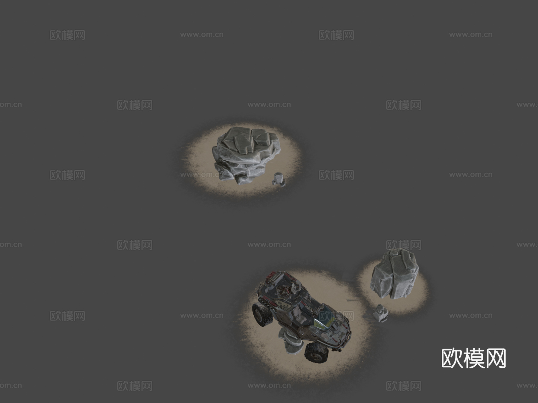 疣猪 - 公路狂怒版3d模型下载（渲染图7）