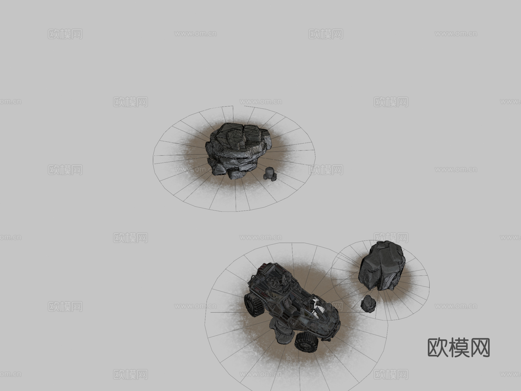 疣猪 - 公路狂怒版3d模型下载（渲染图2）