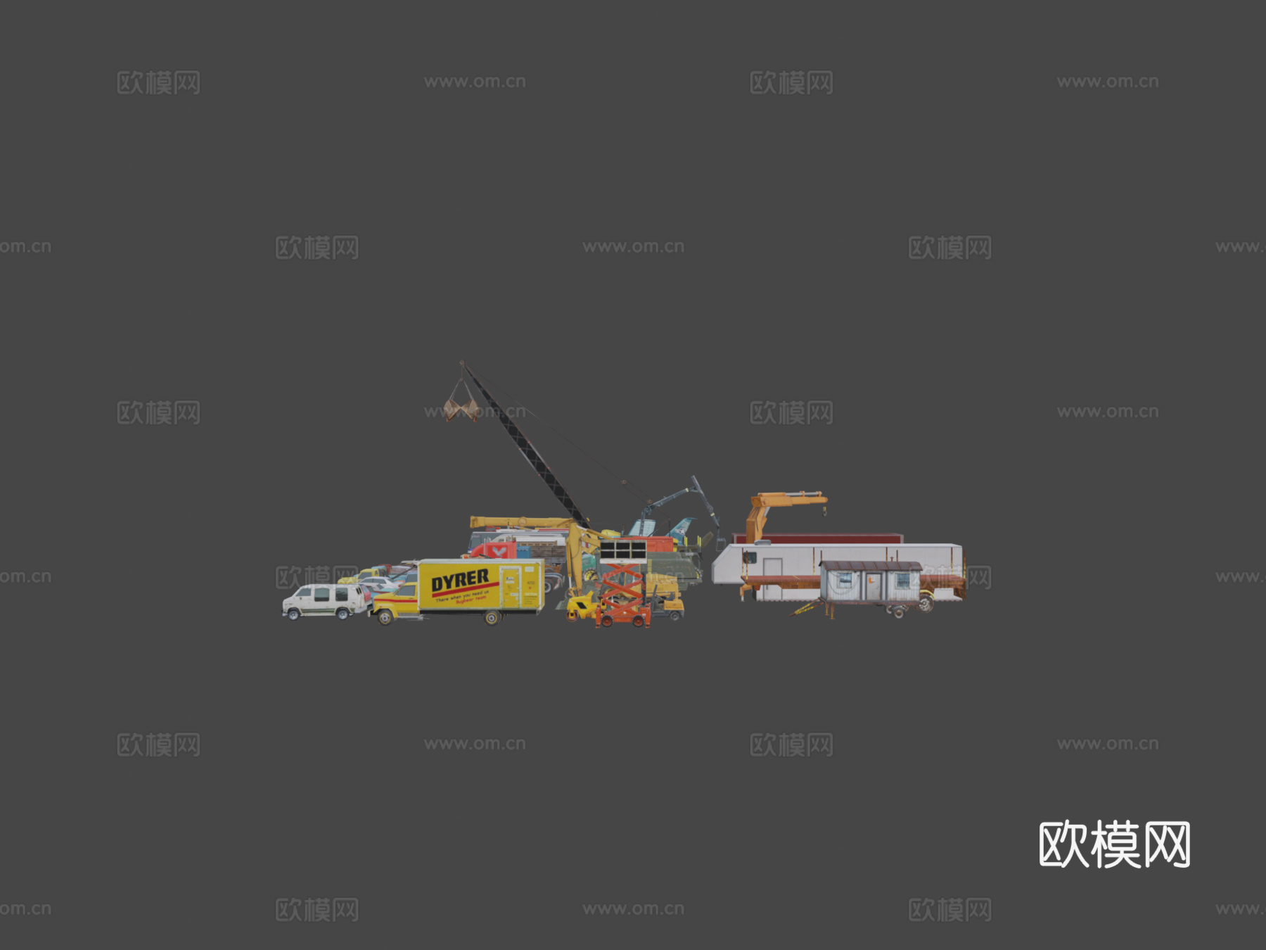 车辆包3d模型下载（渲染图6）