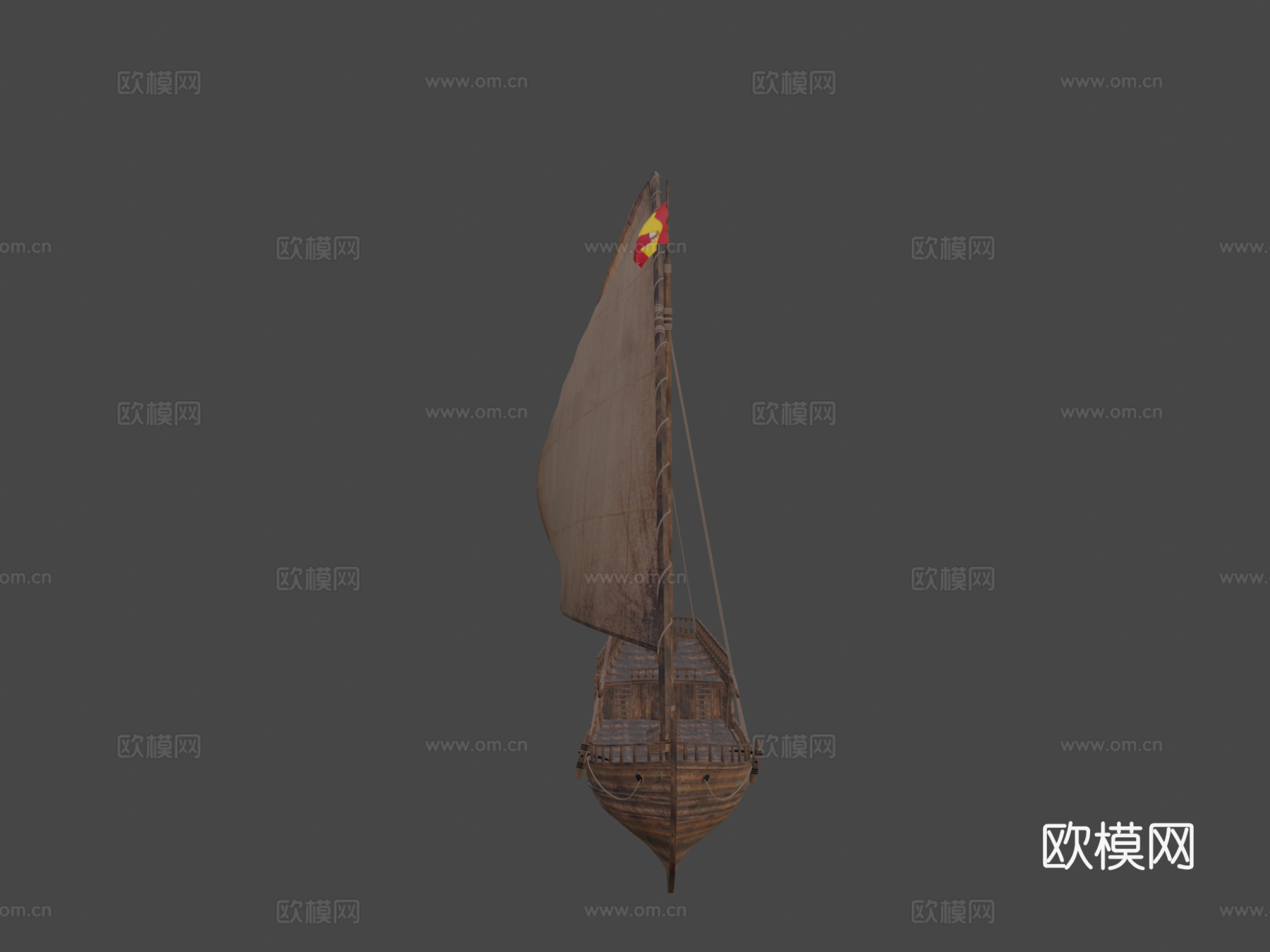 拉尼娜3d模型下载（渲染图6）