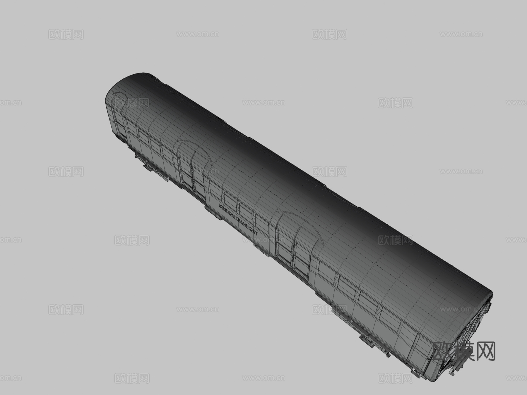 年管道驾驶车-伦敦地铁3d模型下载（渲染图3）