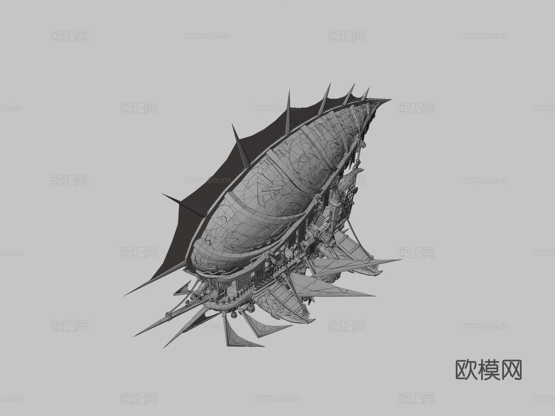 旅行者号3d模型下载（渲染图3）