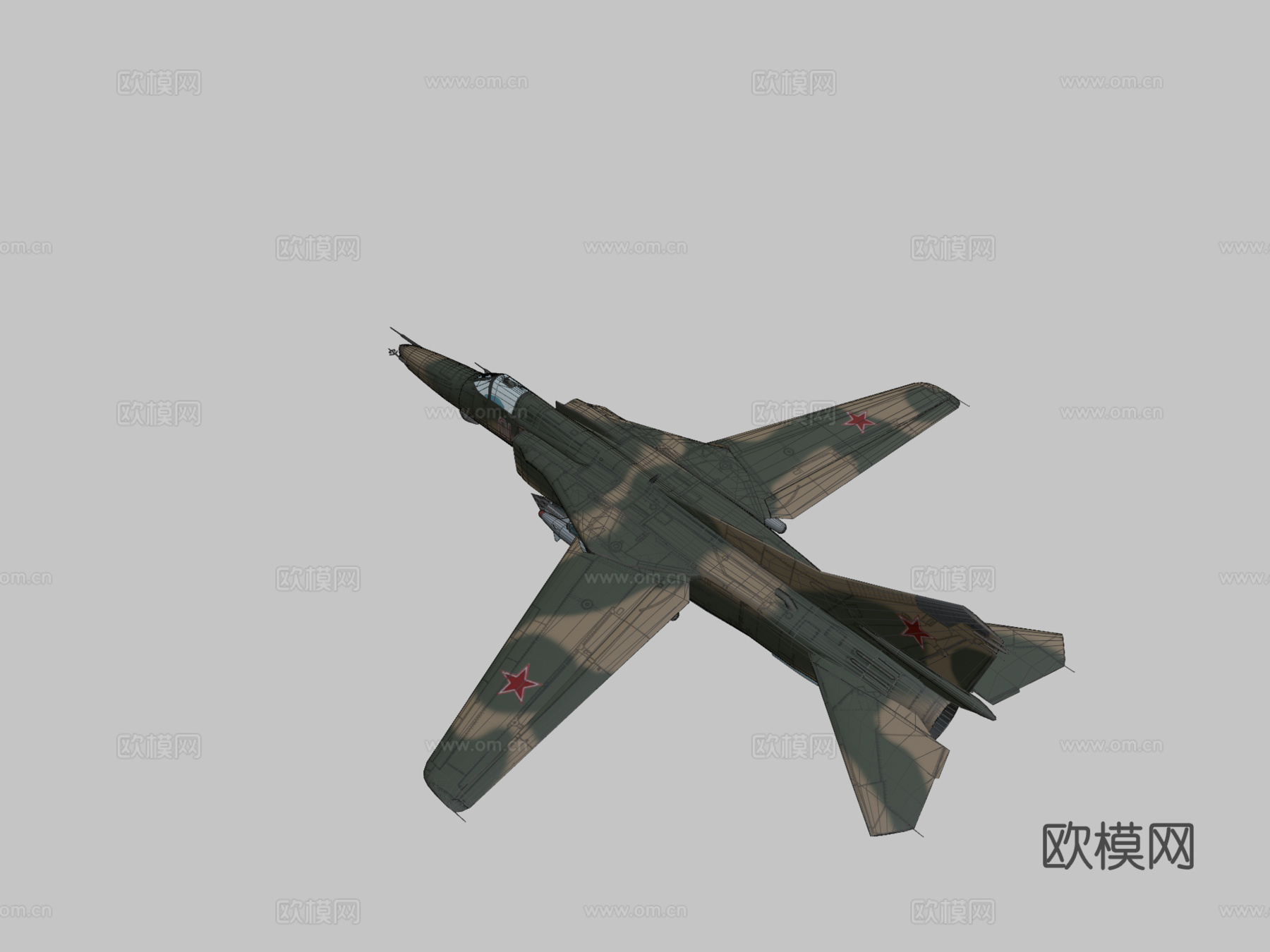 米格273d模型下载（渲染图2）