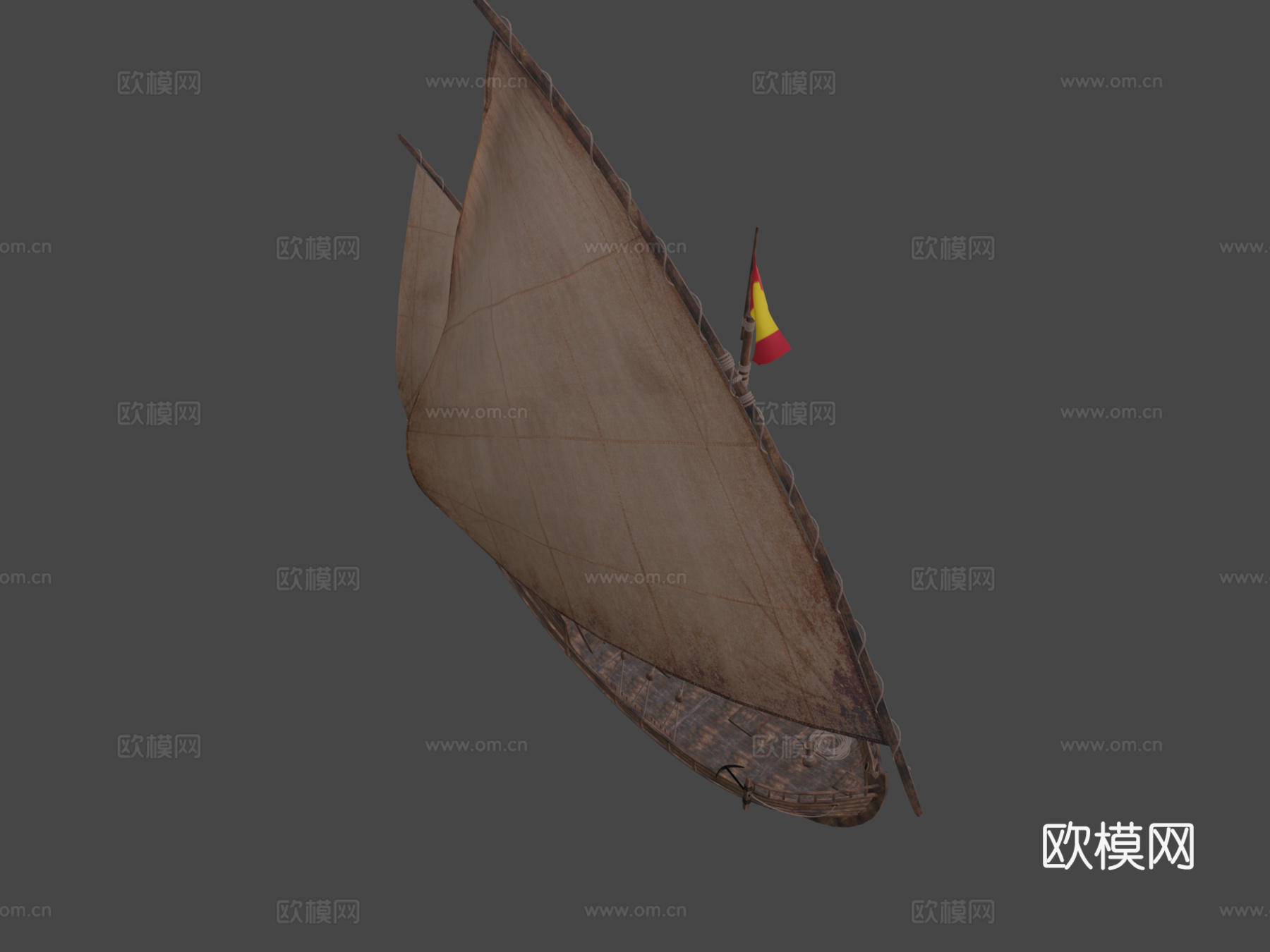 拉尼娜3d模型下载（渲染图7）