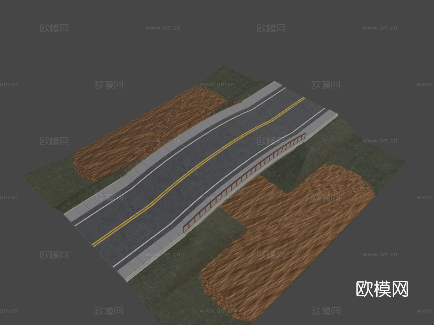 美国公路桥3d模型下载（渲染图8）