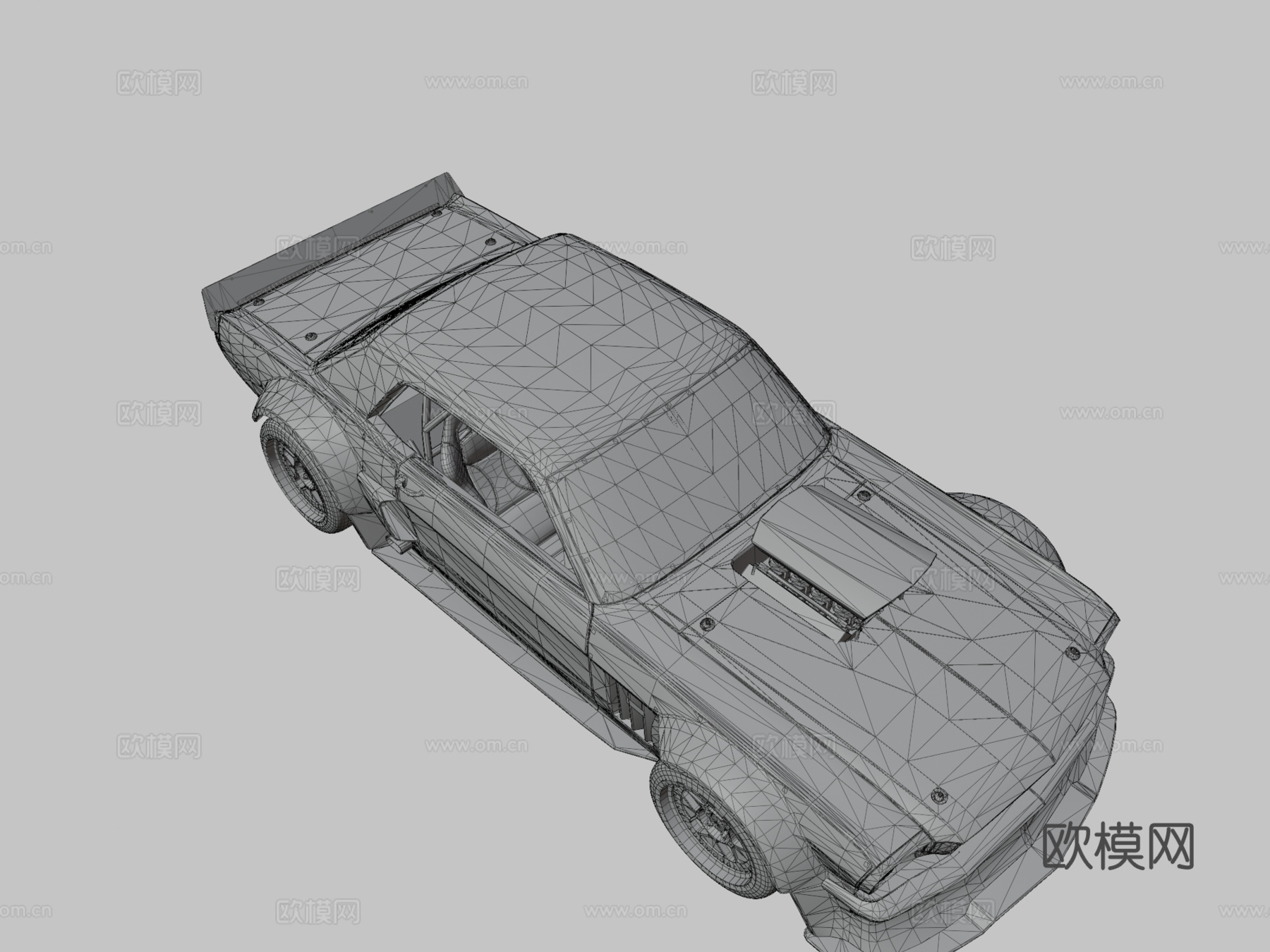 年福特野马Hoonicorn RTR肯·布洛克版3d模型下载（渲染图3）