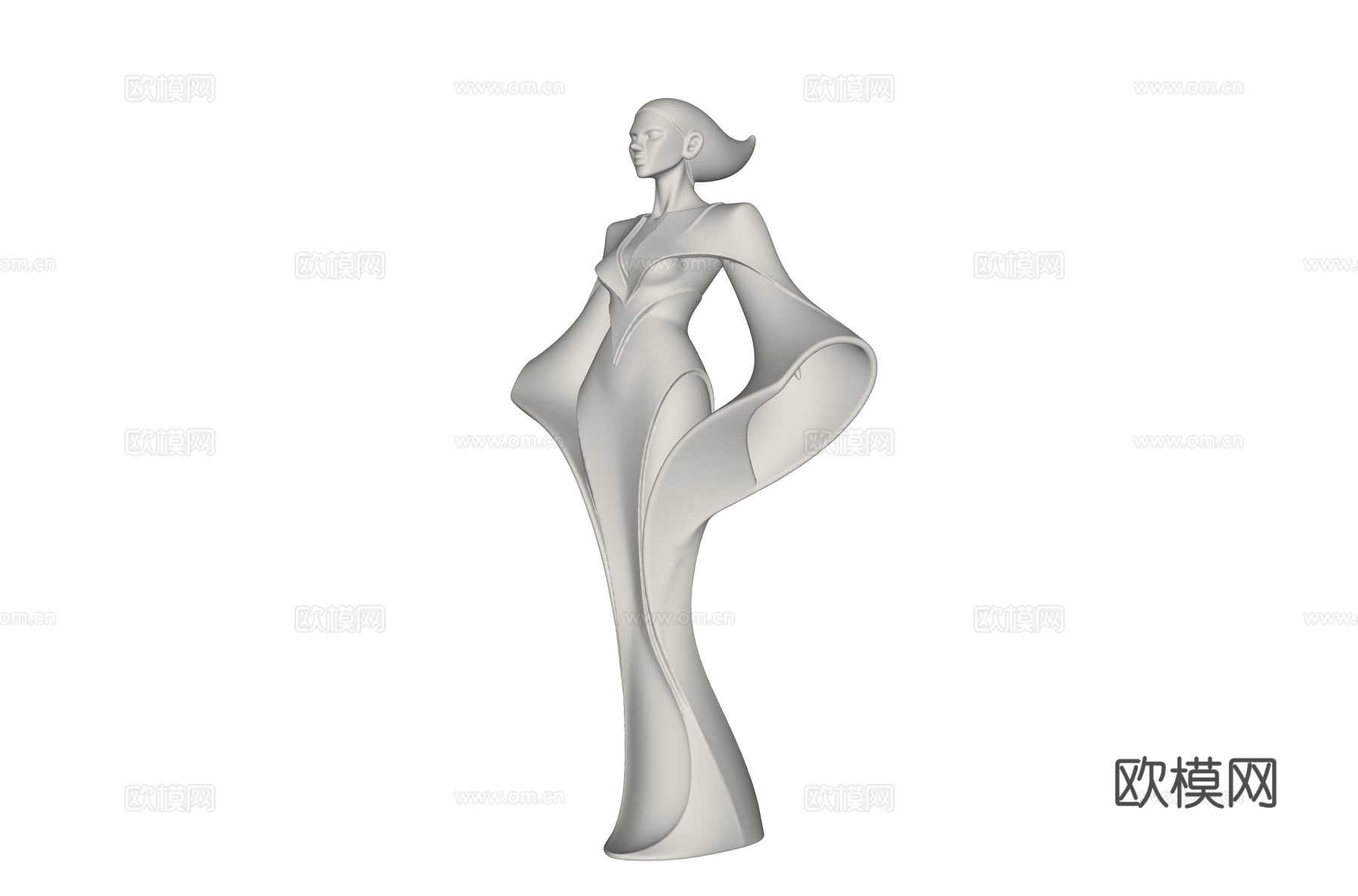 现代雕塑 景观雕塑 人物雕塑 抽象雕塑摆件 抽象人物雕塑 人su模型