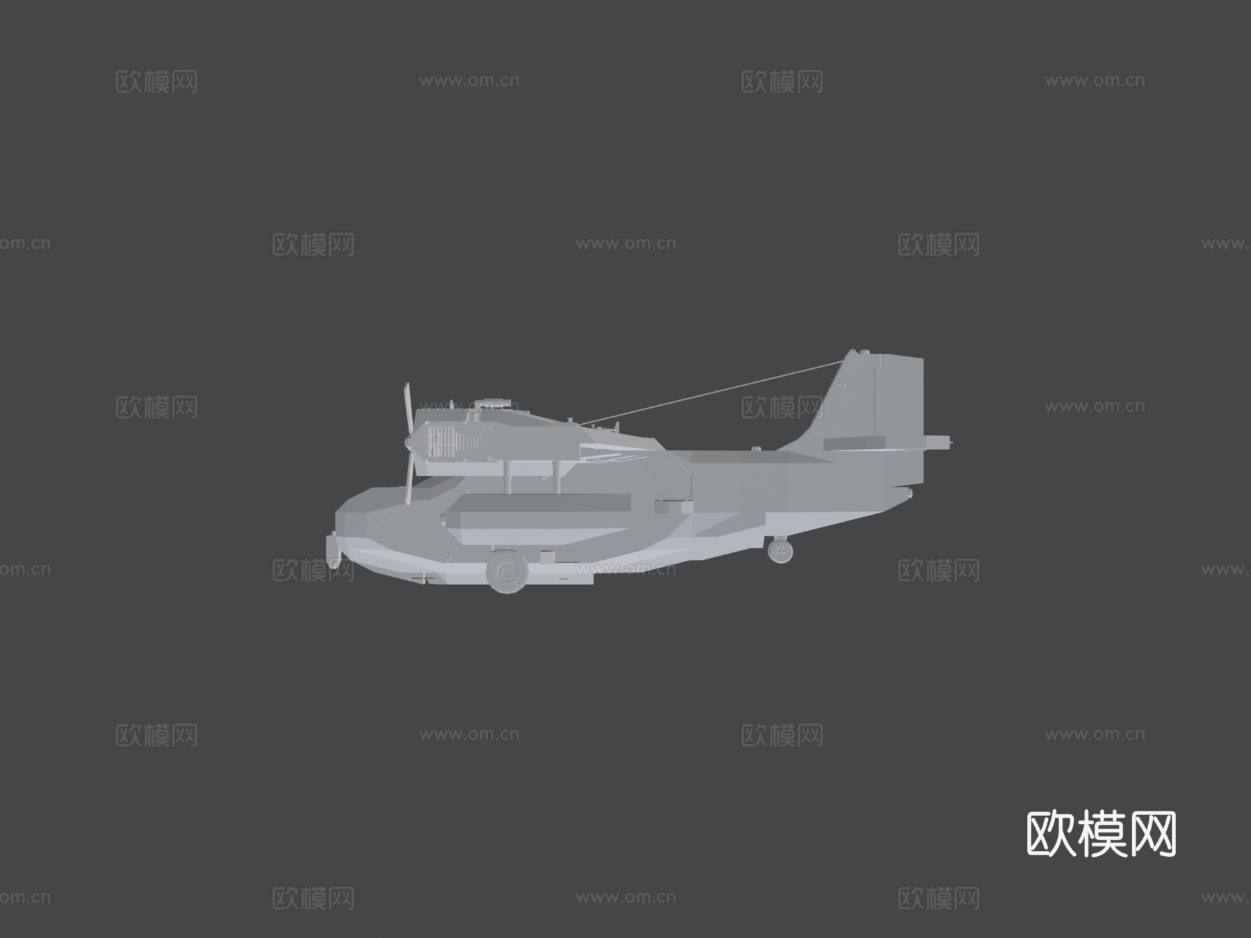 格鲁曼G-21鹅 - 风暴工厂3d模型下载（渲染图5）