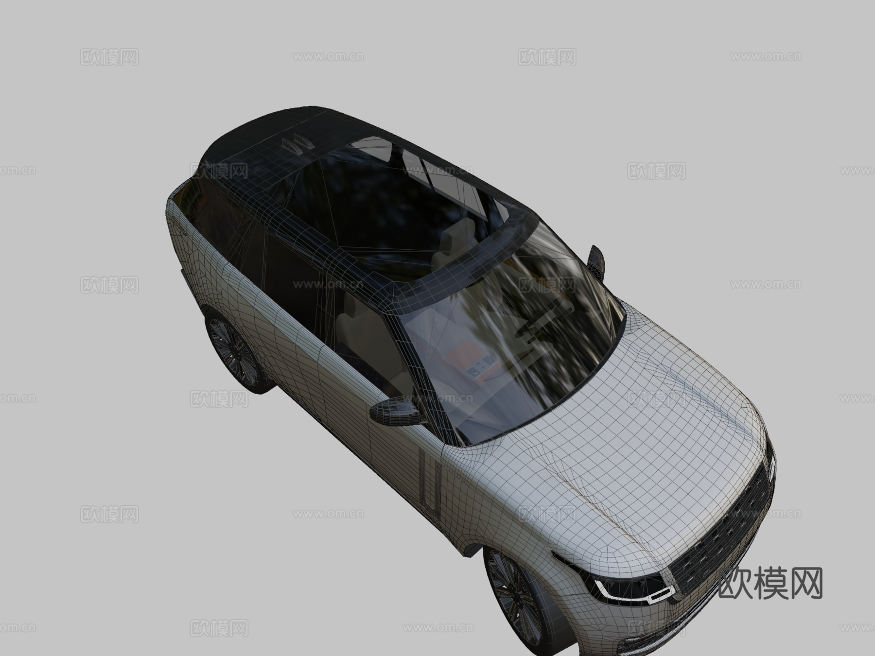 路虎揽胜3d模型下载（渲染图2）