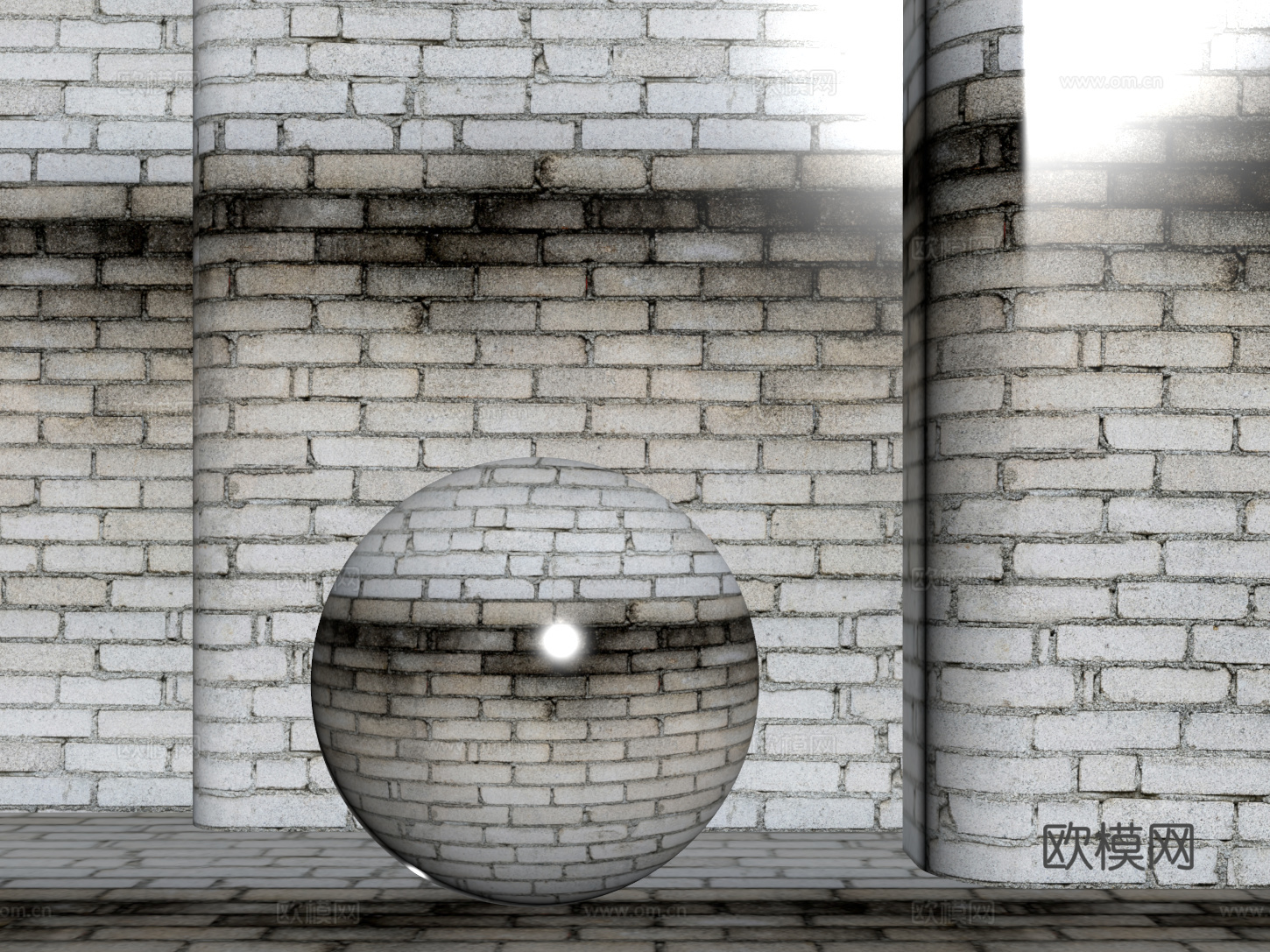 现代砖墙 青石砖墙 脏旧砖墙 仿古砖墙 工业砖墙su模型