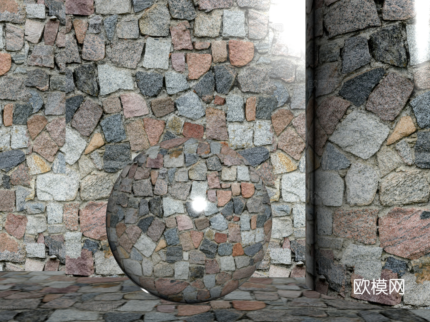 现代砖墙 青石砖墙 脏旧砖墙 仿古砖墙 工业砖墙su模型