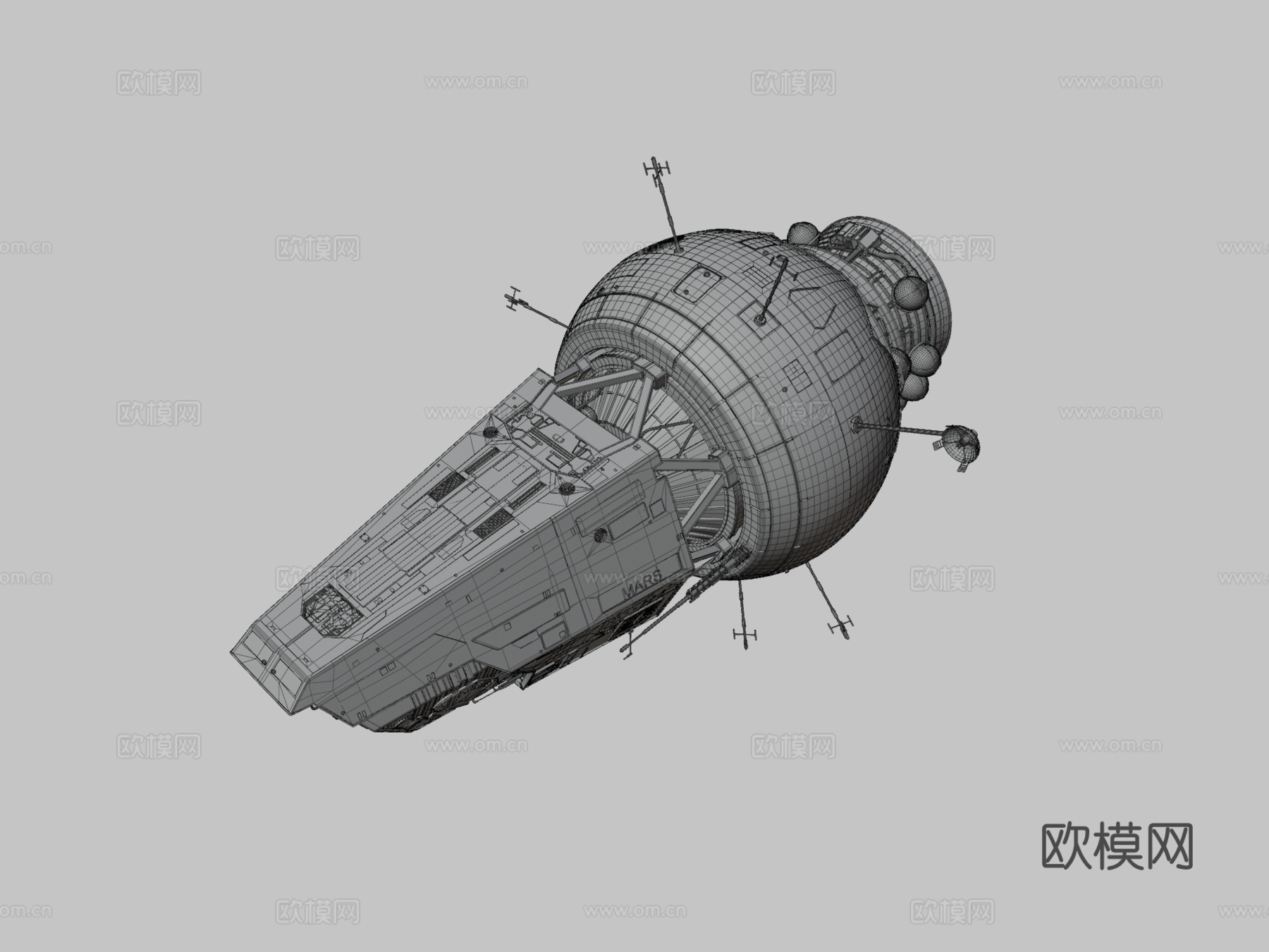 爱泼斯坦的游艇（苍穹浩瀚）3d模型下载（渲染图3）