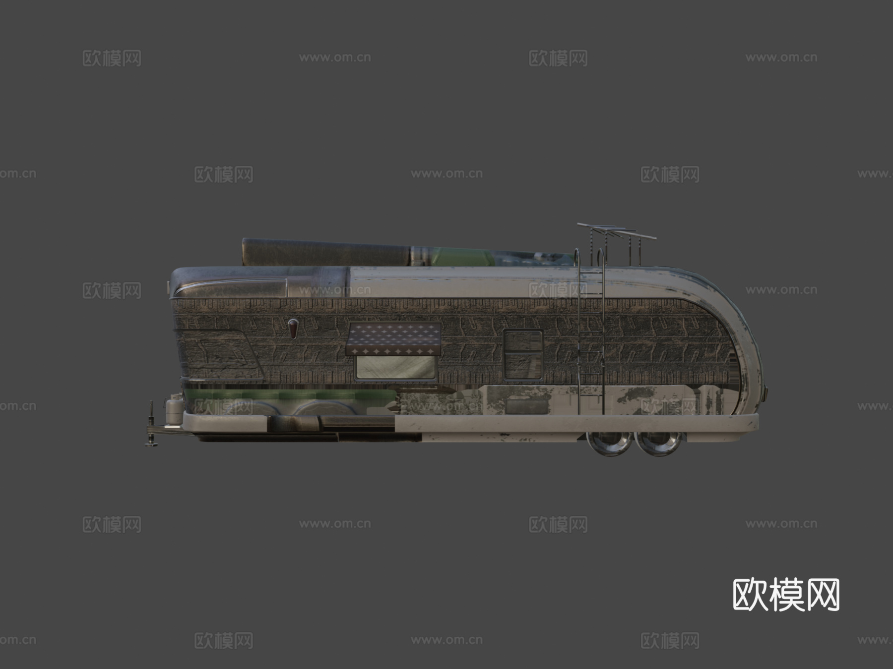 复古拖车3d模型下载（渲染图7）