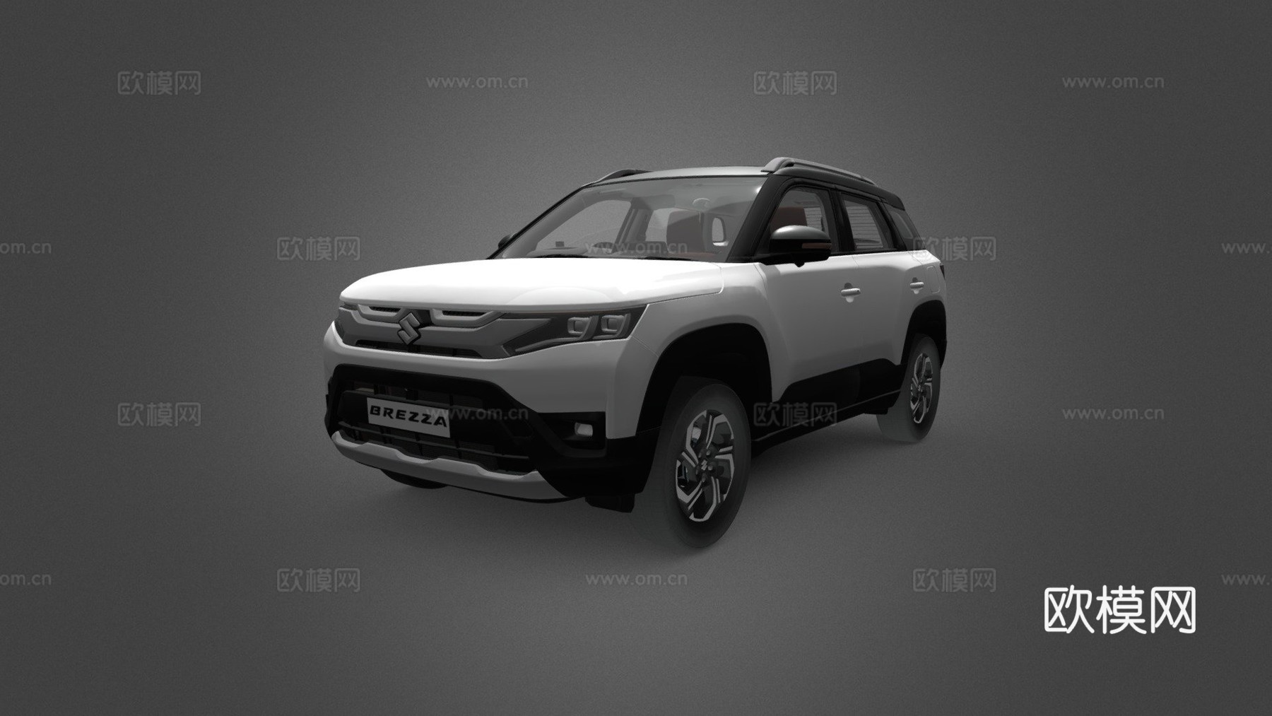 马鲁蒂铃木维塔拉布雷扎3d模型下载（渲染图1）