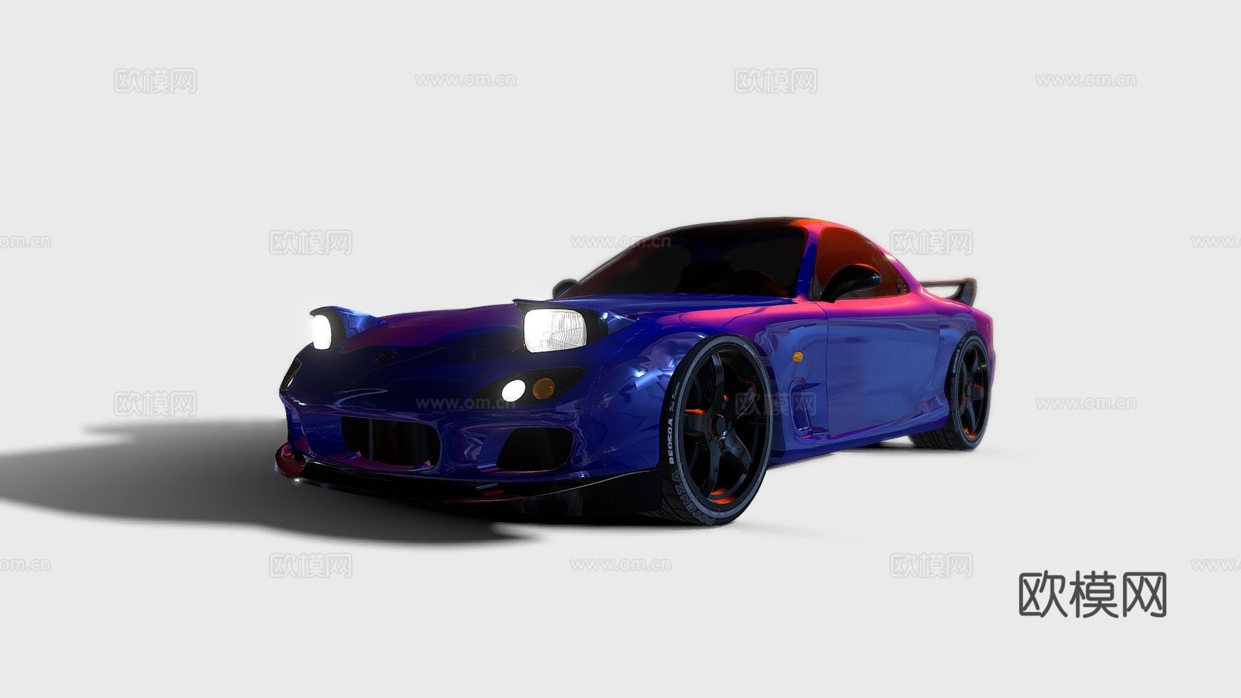 马自达RX-73d模型下载（渲染图1）