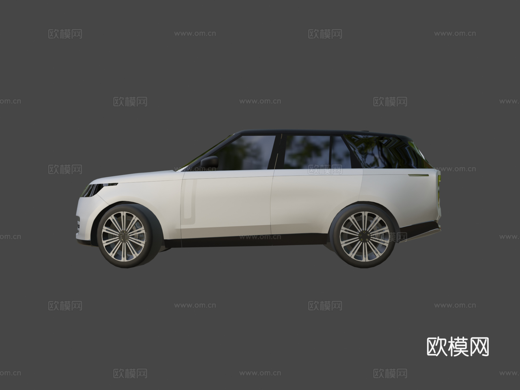 路虎揽胜3d模型下载（渲染图6）