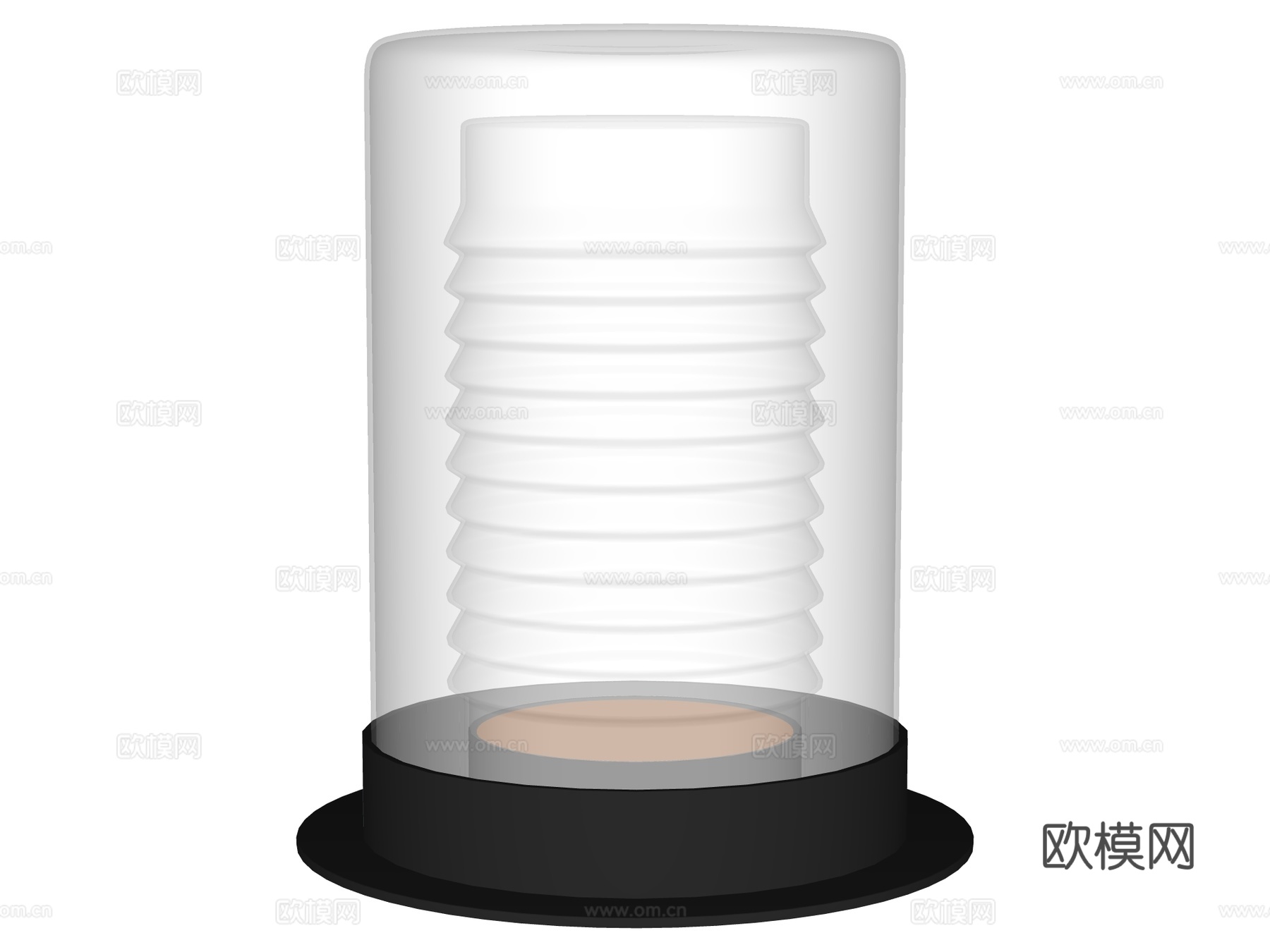 台灯 装饰灯具 氛围灯具 玻璃台灯su模型