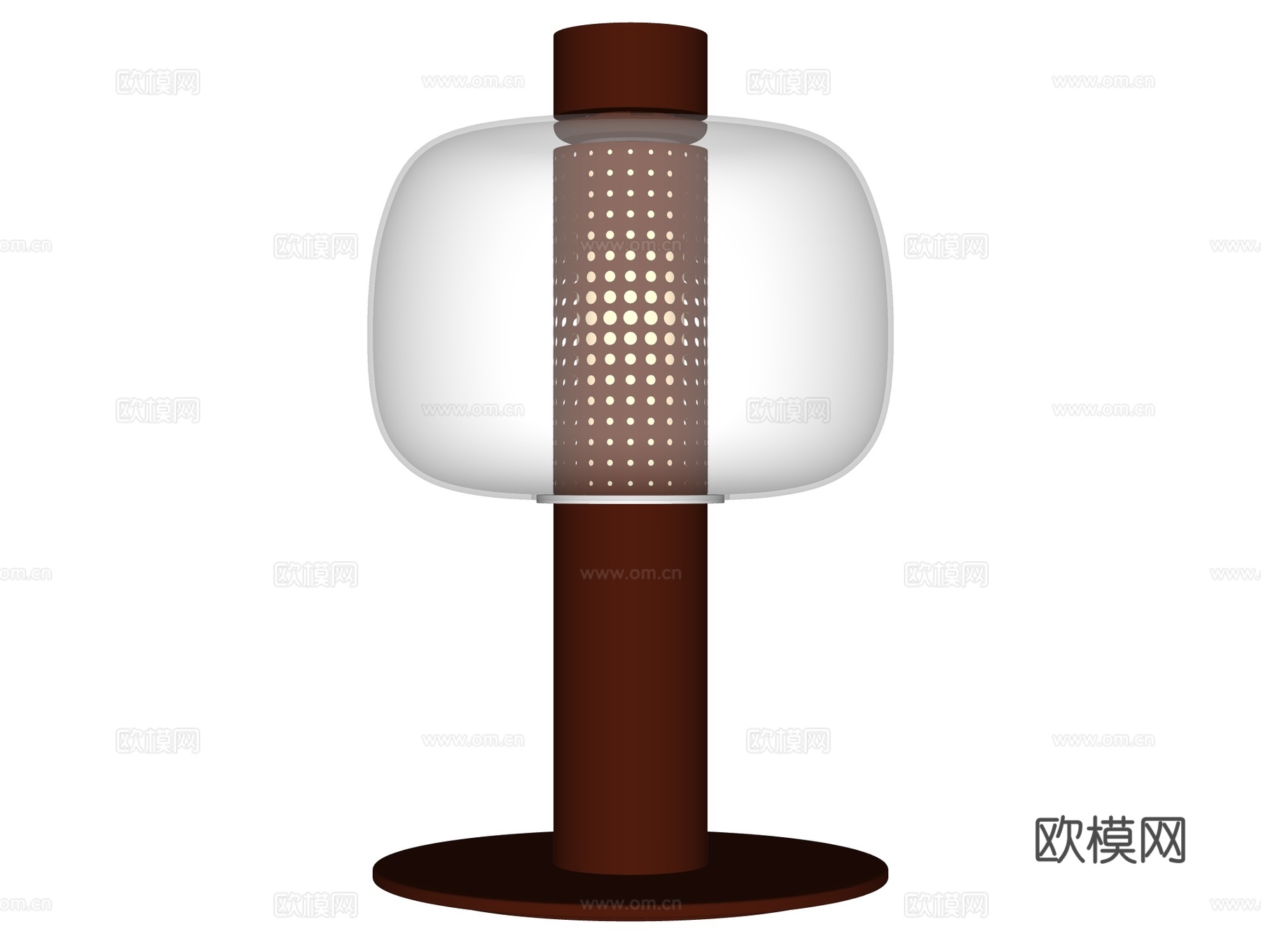台灯 装饰灯具 氛围灯具 金属台灯 玻璃台灯su模型