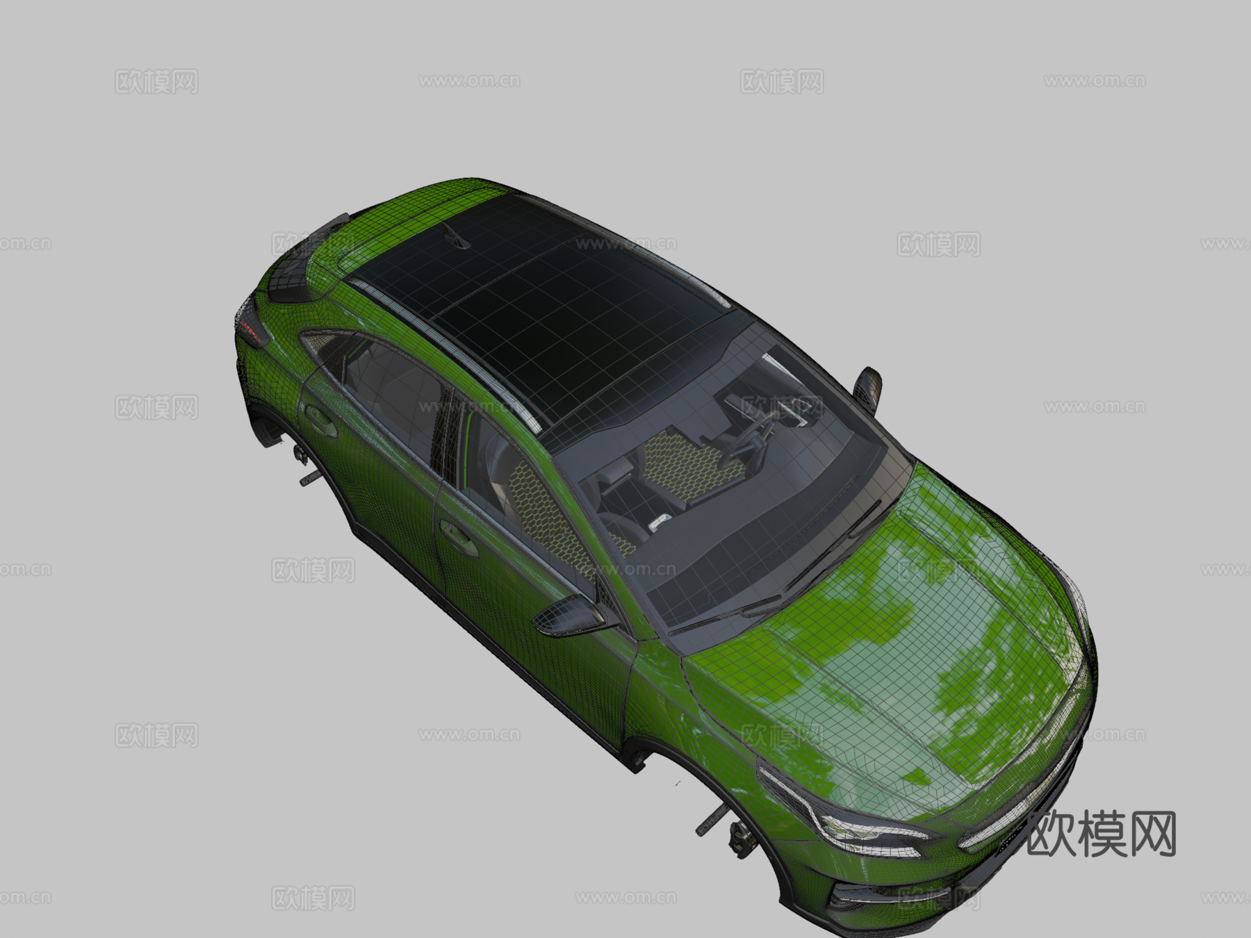 运动型多用途车3d模型下载（渲染图2）