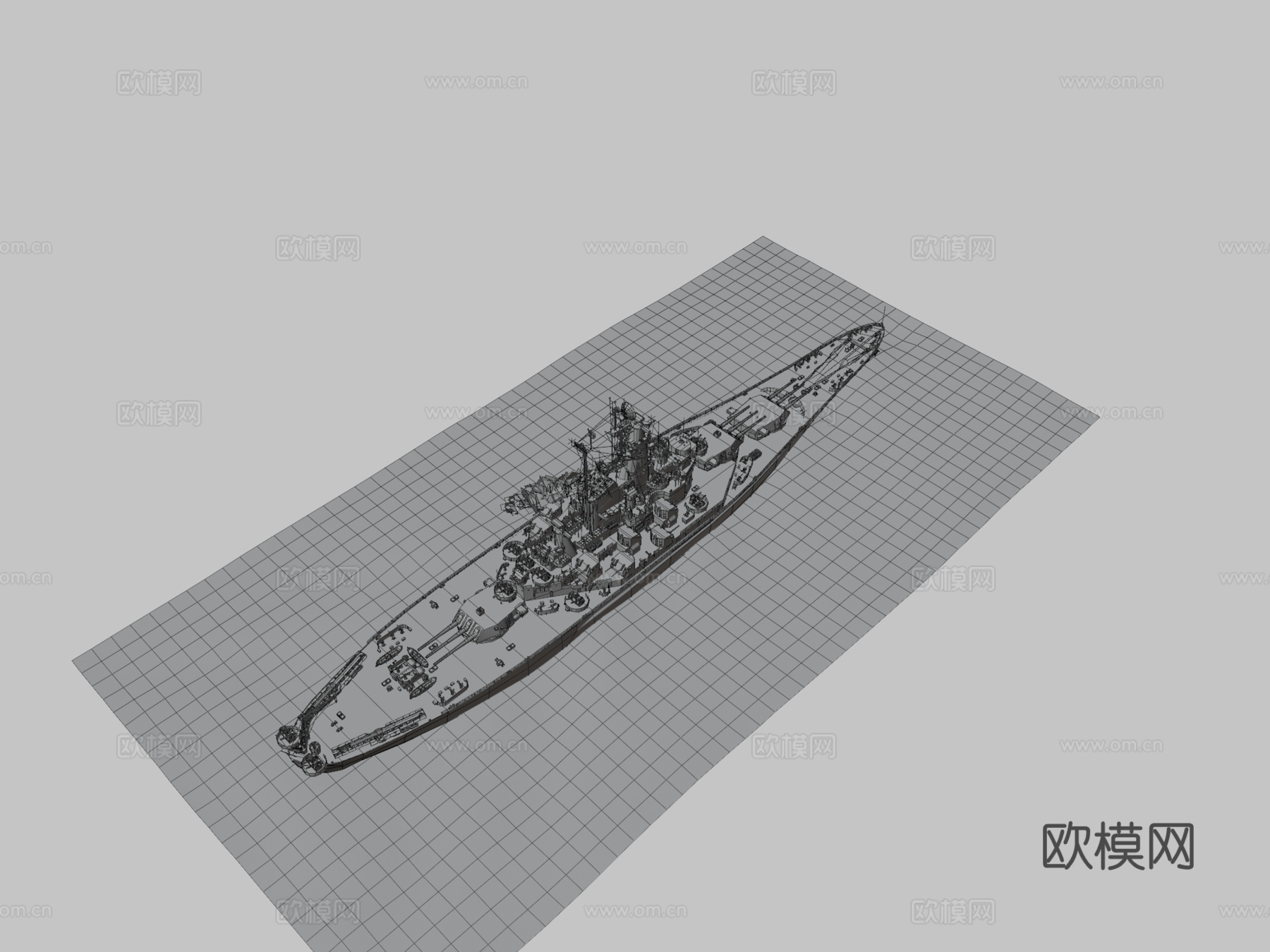 阿拉巴马州3d模型下载（渲染图3）
