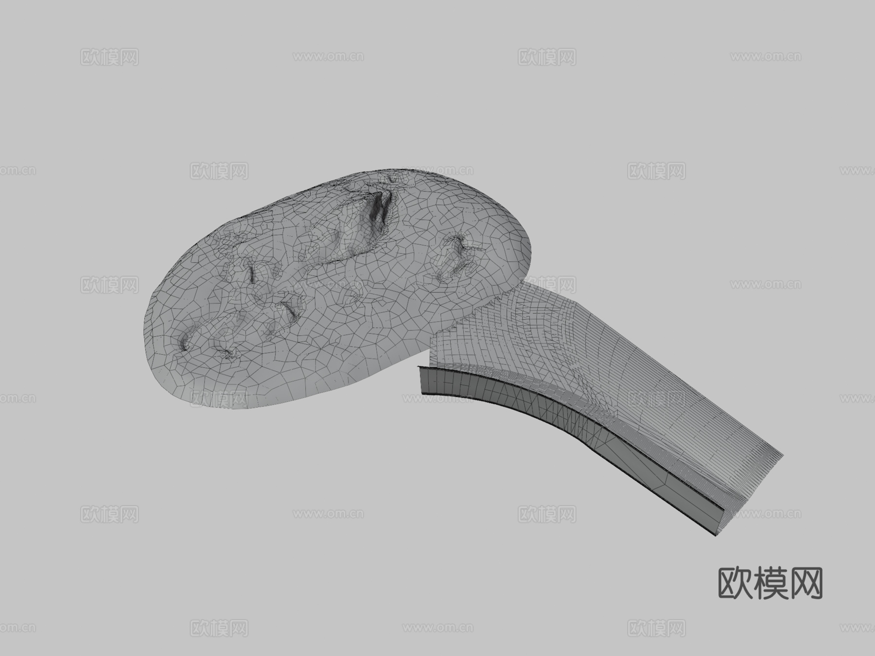 美国冬季雪地公路3d模型下载（渲染图3）