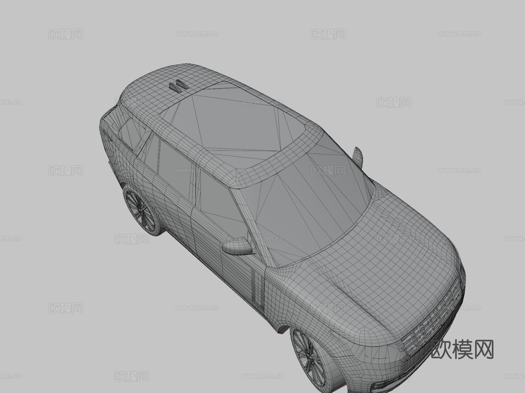 路虎揽胜3d模型下载（渲染图3）