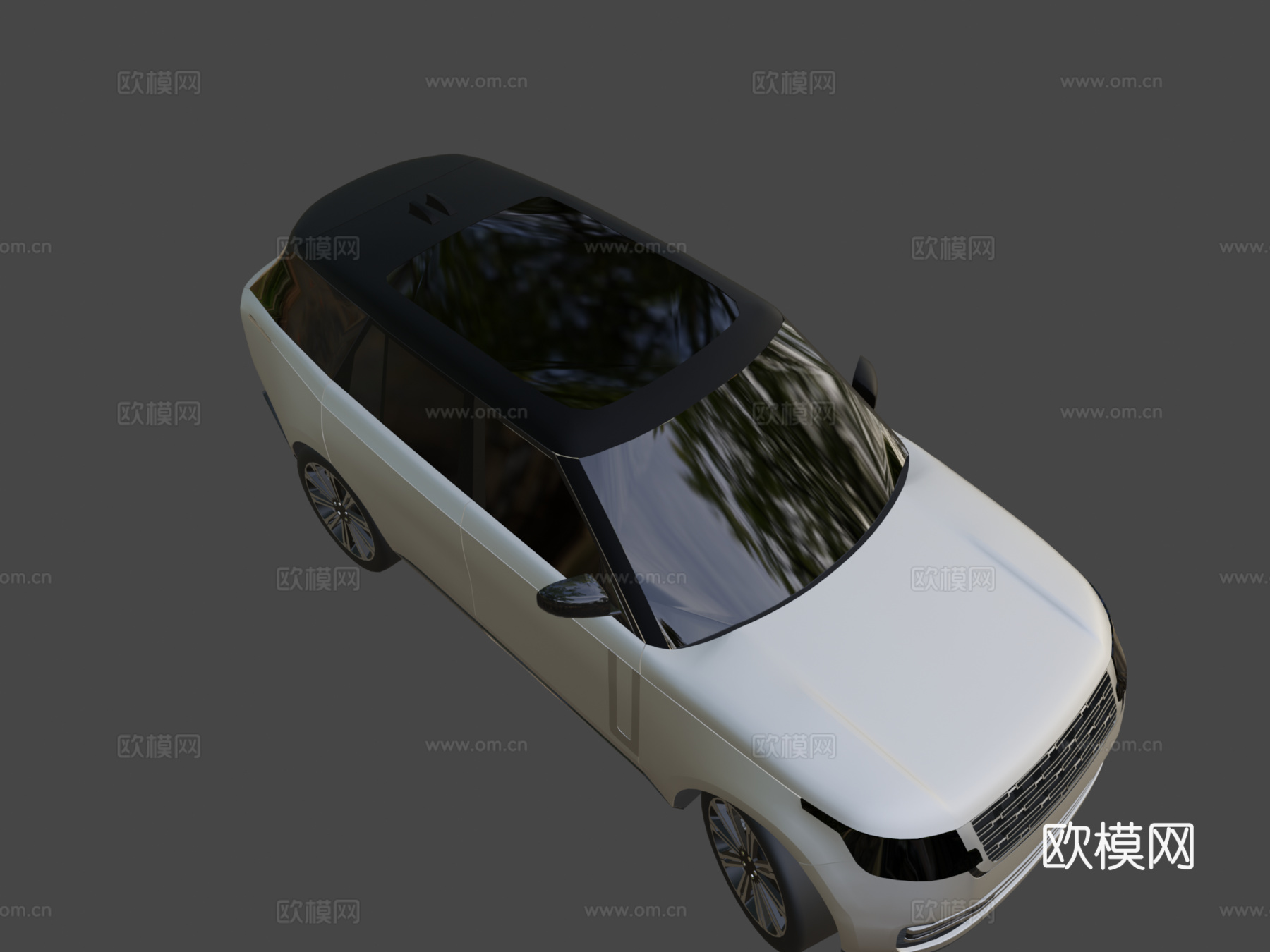 路虎揽胜3d模型下载（渲染图8）