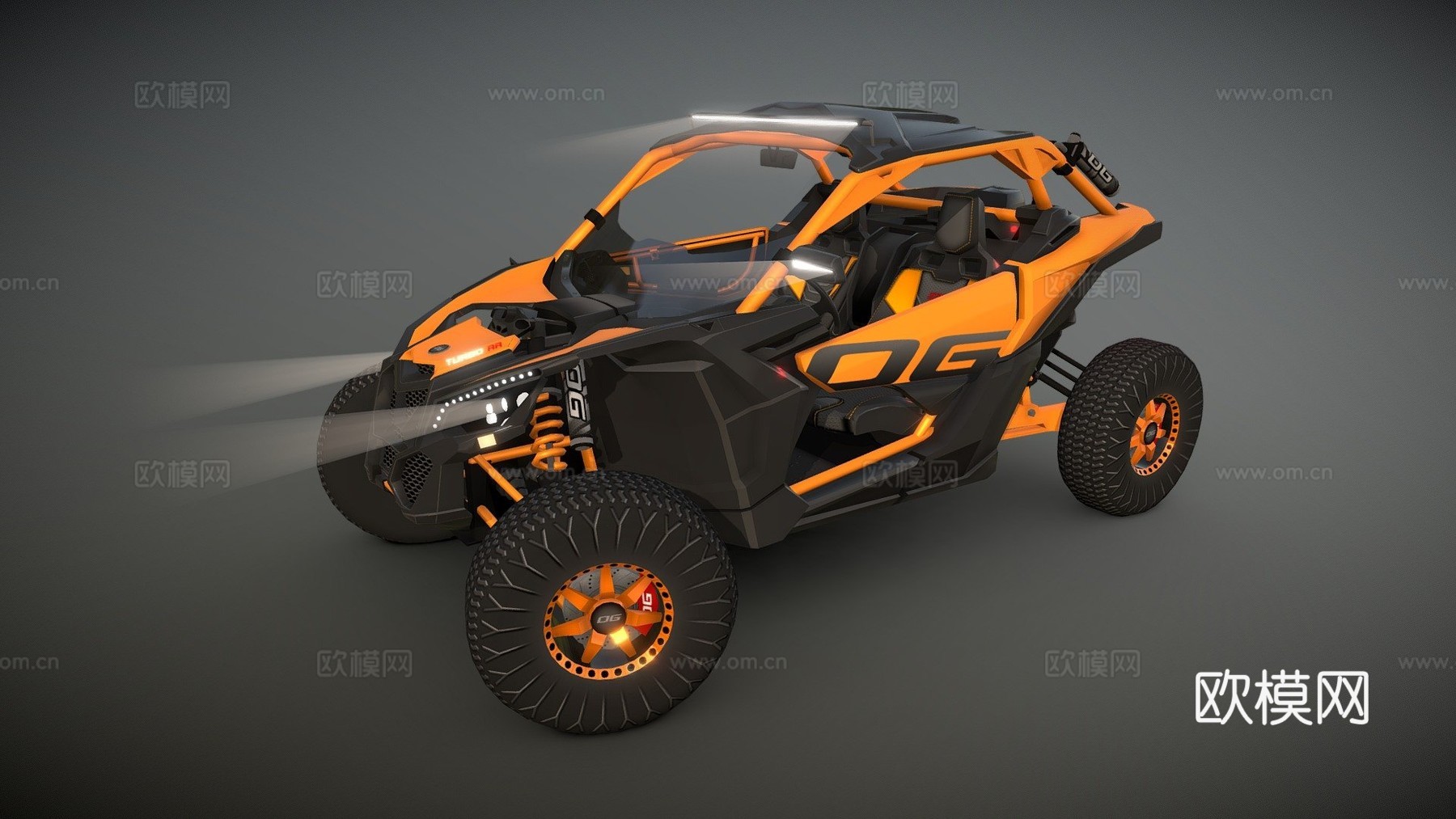 Can-Am Maverick3d模型下载（渲染图1）