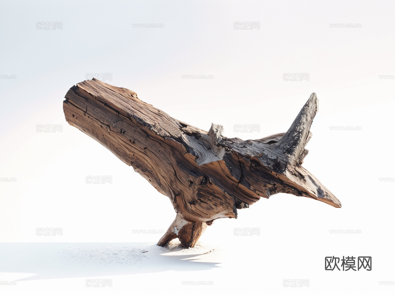 木材柴火堆su模型