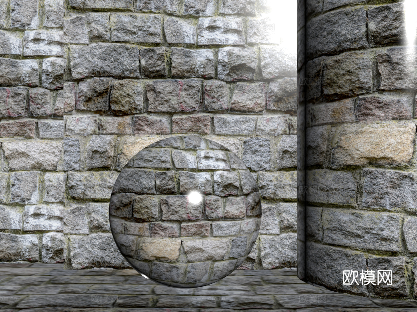 现代砖墙 青石砖墙 脏旧砖墙 仿古砖墙 工业砖墙su模型