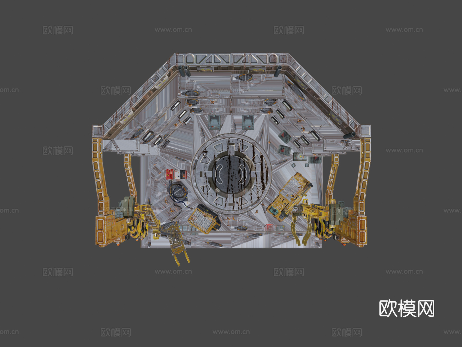 机库里克多姆3d模型下载（渲染图6）