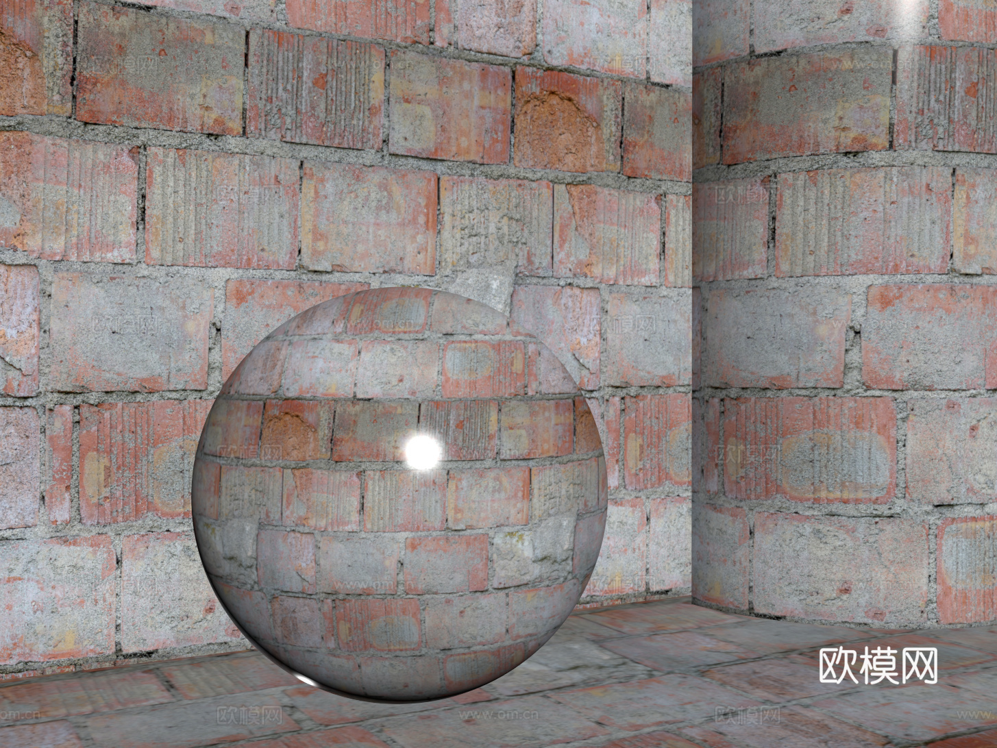 现代砖墙 青石砖墙 脏旧砖墙 仿古砖墙 工业砖墙su模型