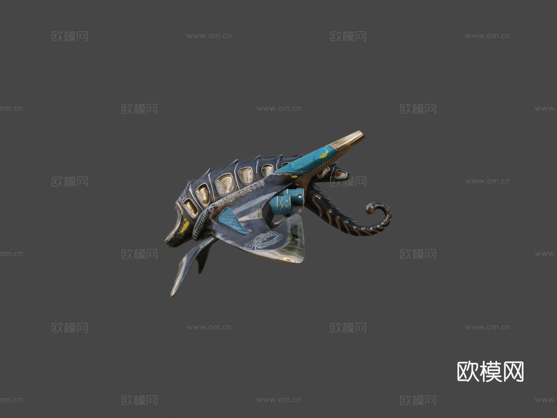 船3d模型下载（渲染图6）