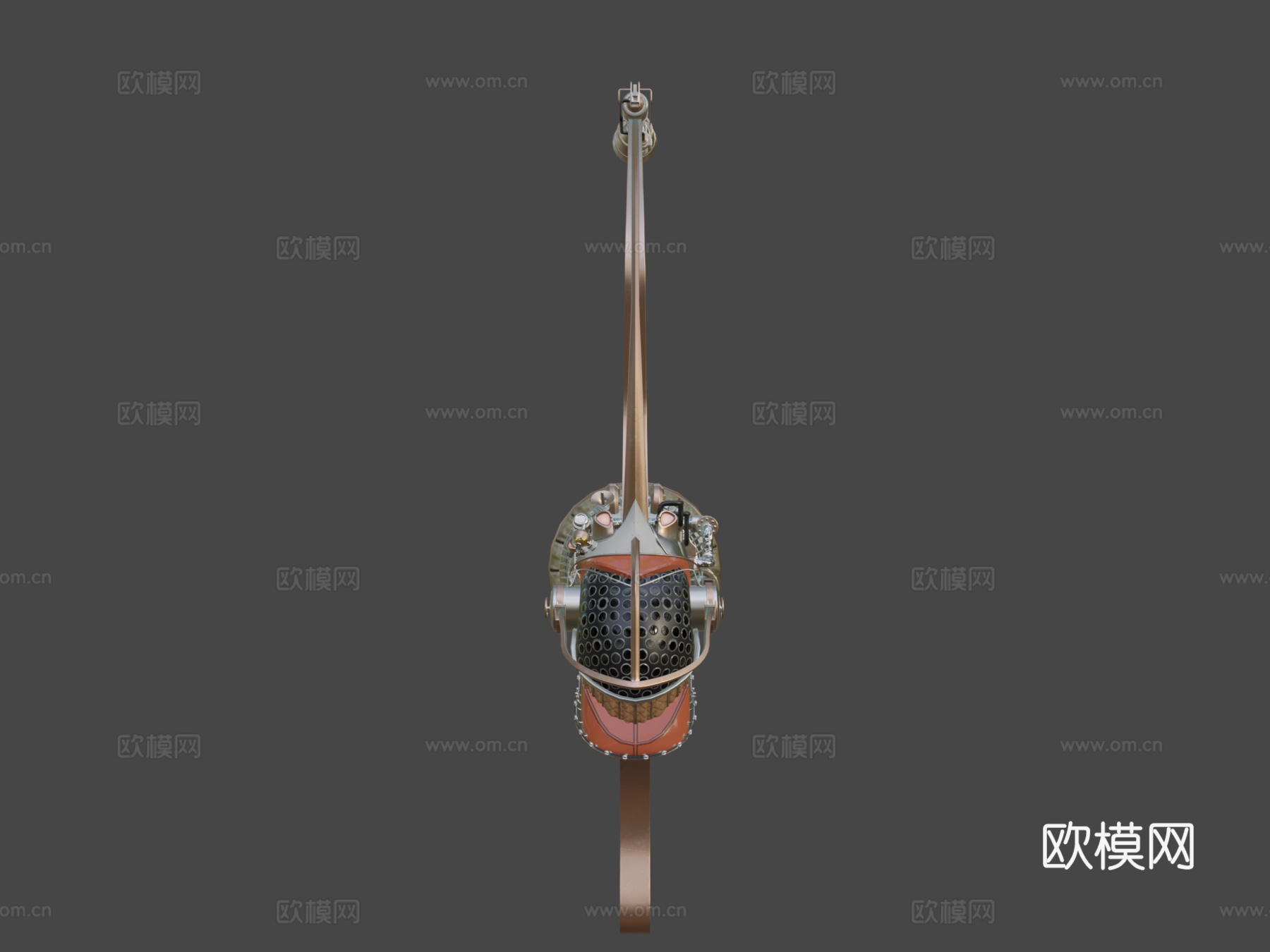 船_蒸汽朋克3d模型下载（渲染图6）