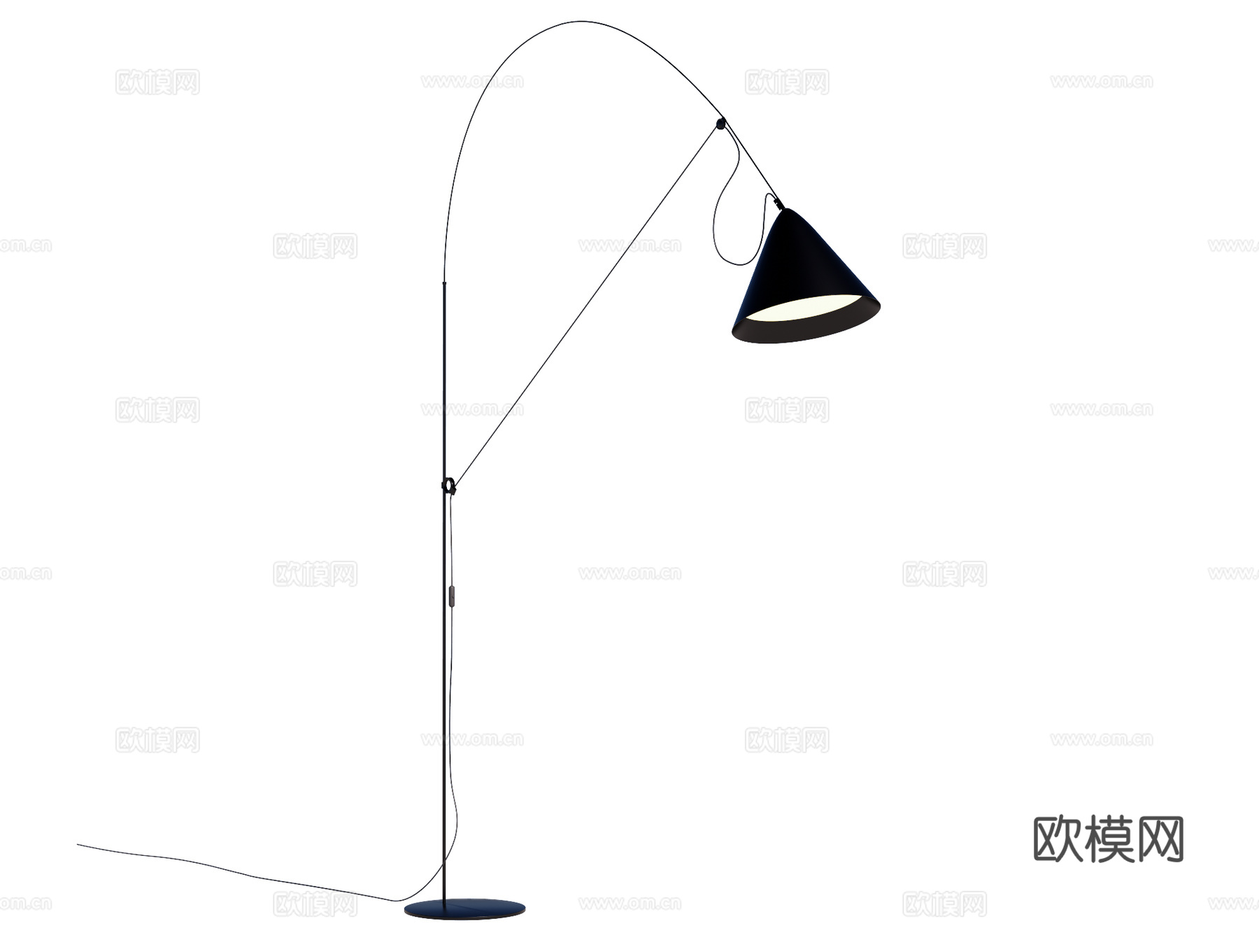 落地灯 装饰灯具 氛围落地灯 钓鱼灯su模型